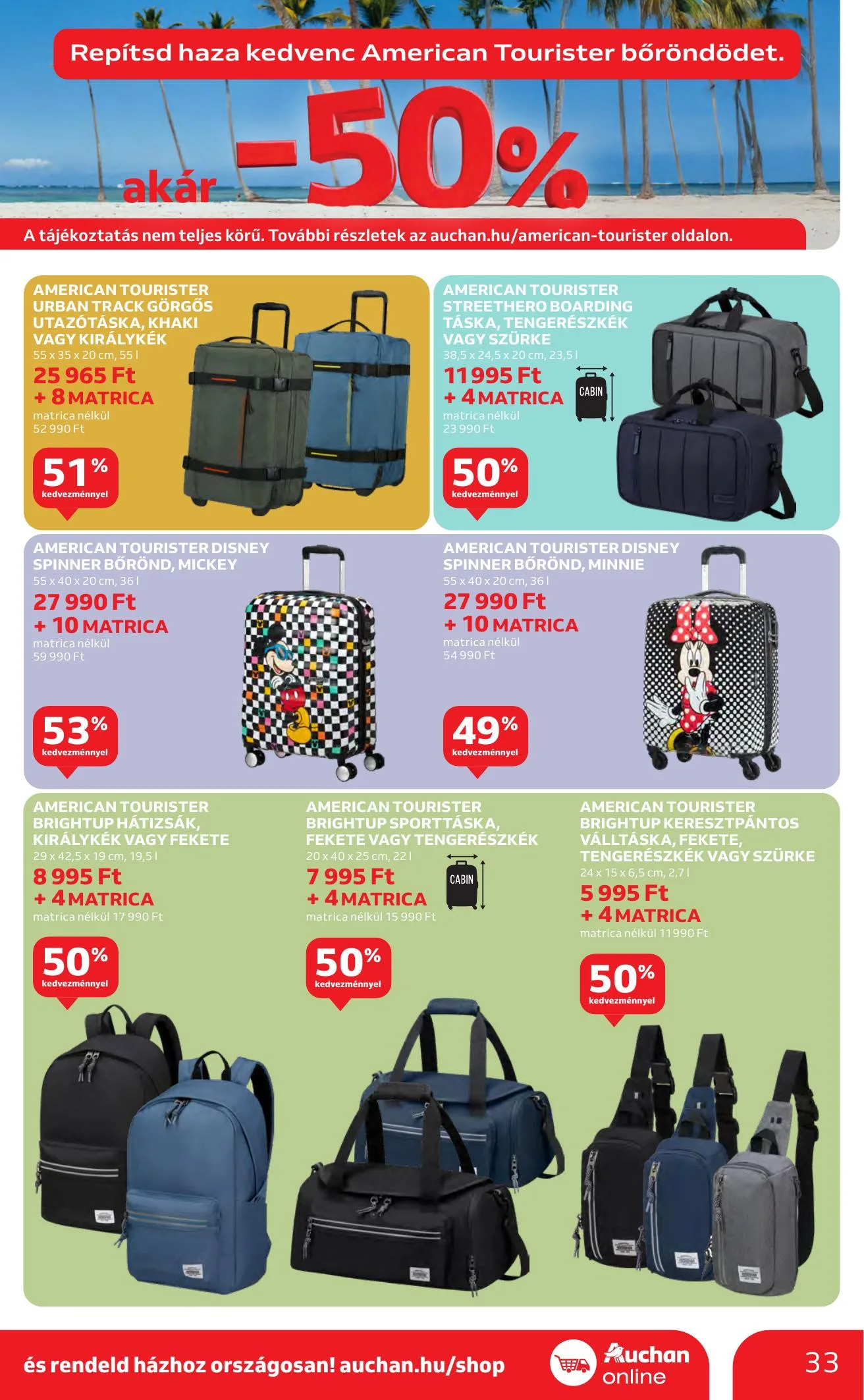 Auchan akciós újság Hipermarket 07.17–07.23 – 33. oldal