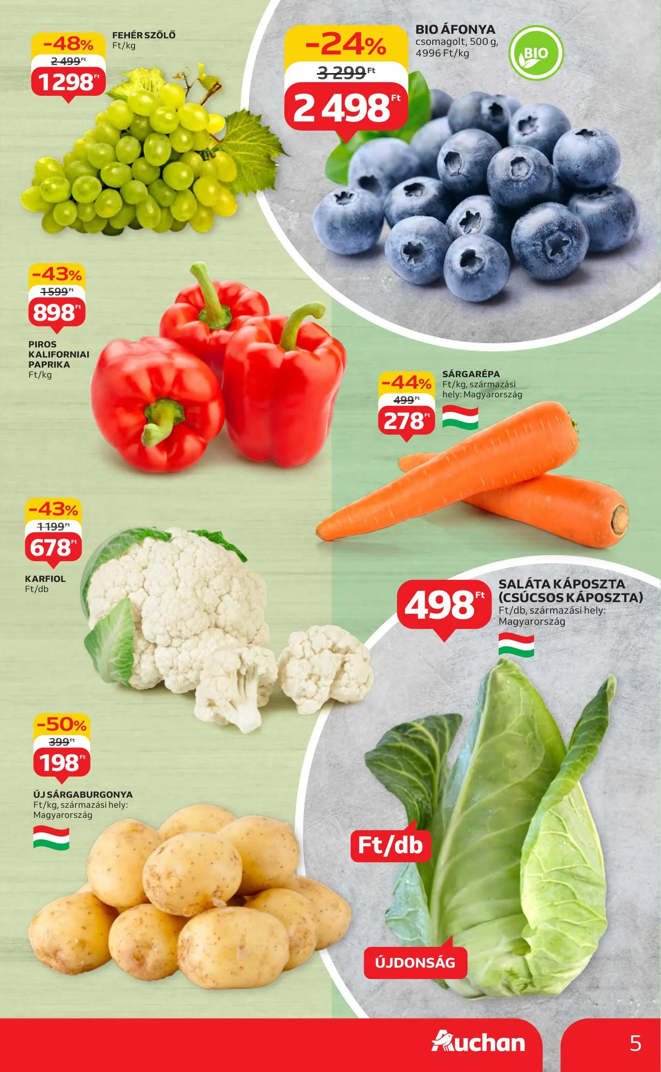 Auchan akciós újság Hipermarket 07.17–07.23 – 5. oldal
