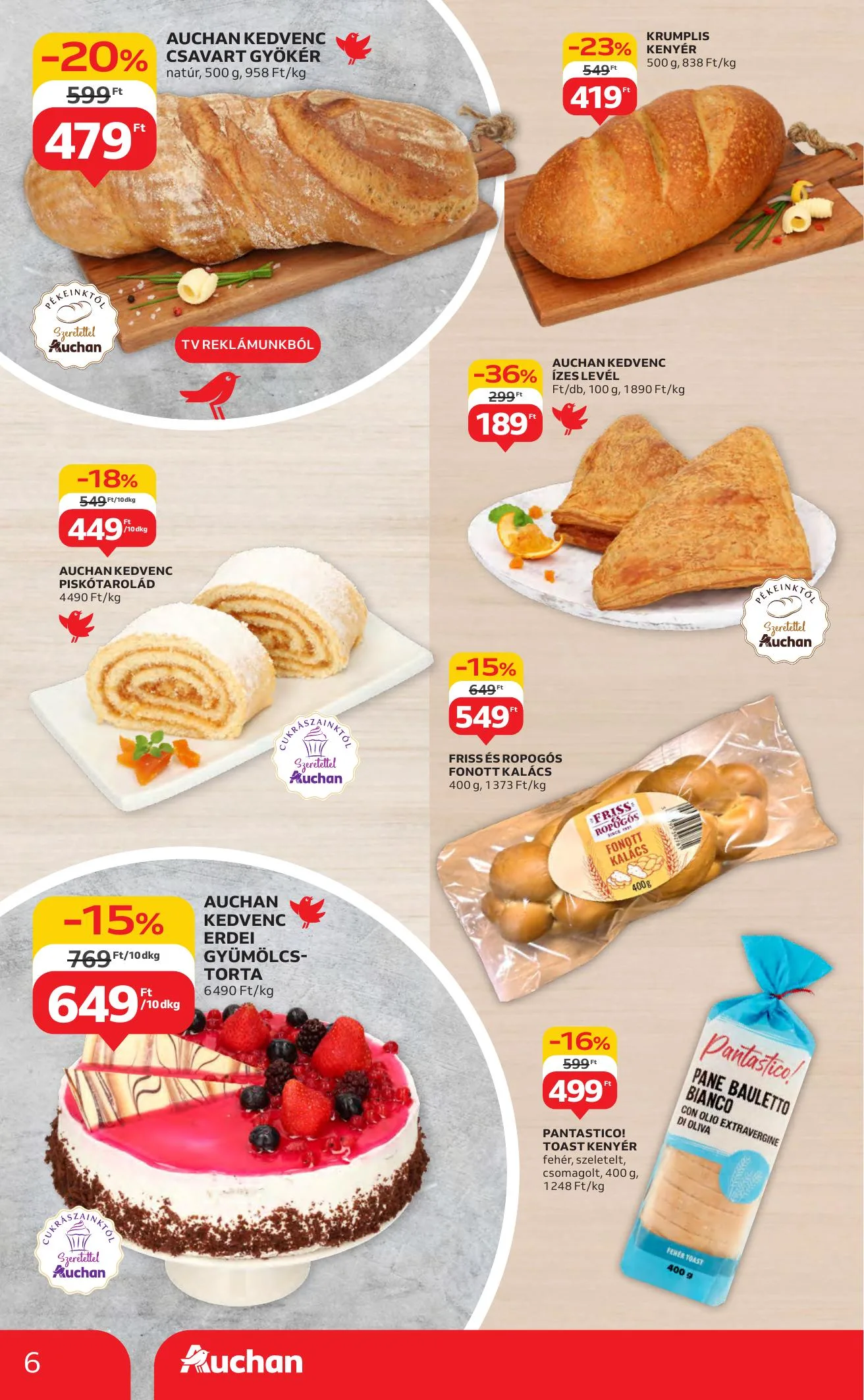 Auchan akciós újság Hipermarket 07.17–07.23 – 6. oldal