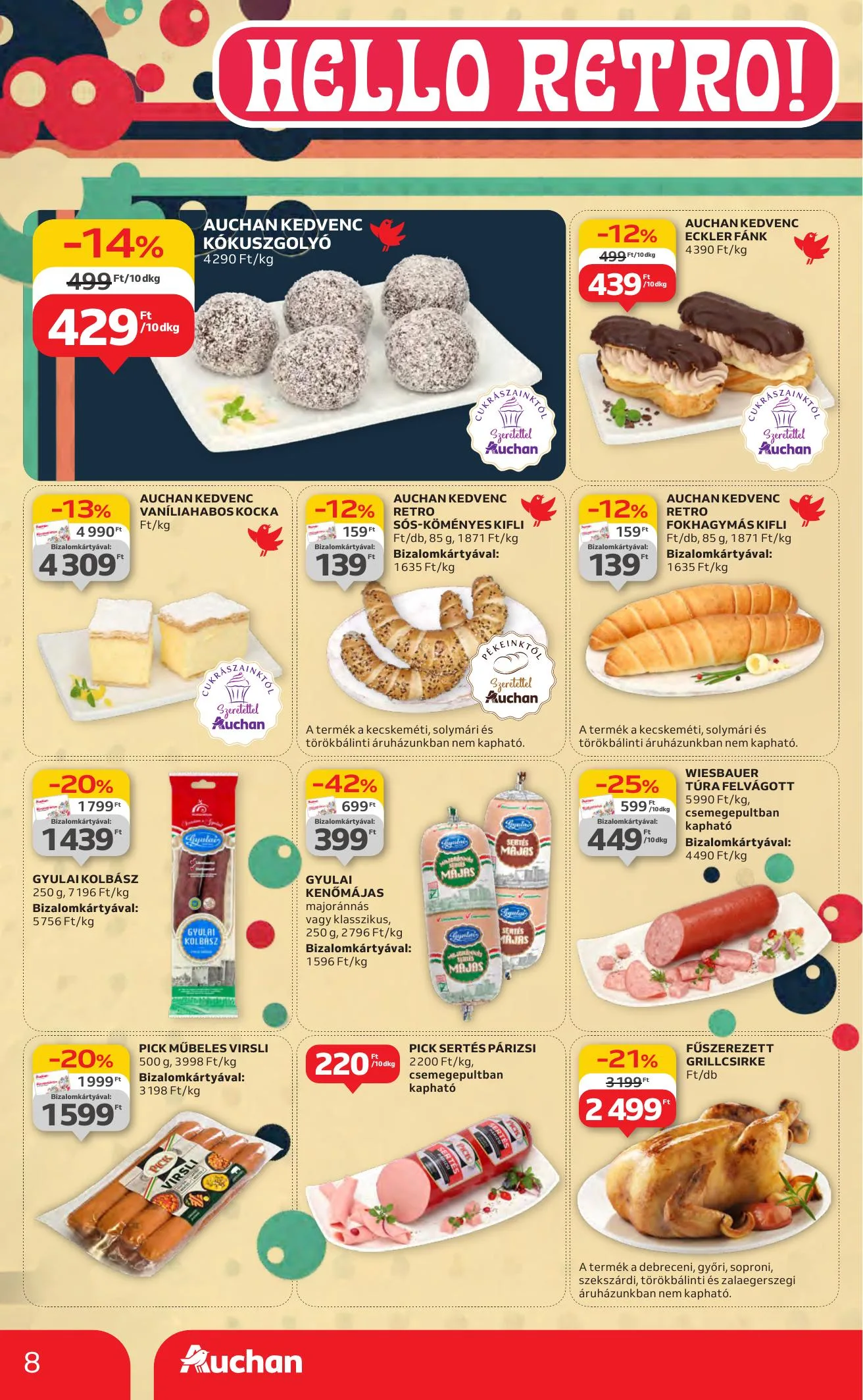 Auchan akciós újság Hipermarket 07.17–07.23 – 8. oldal