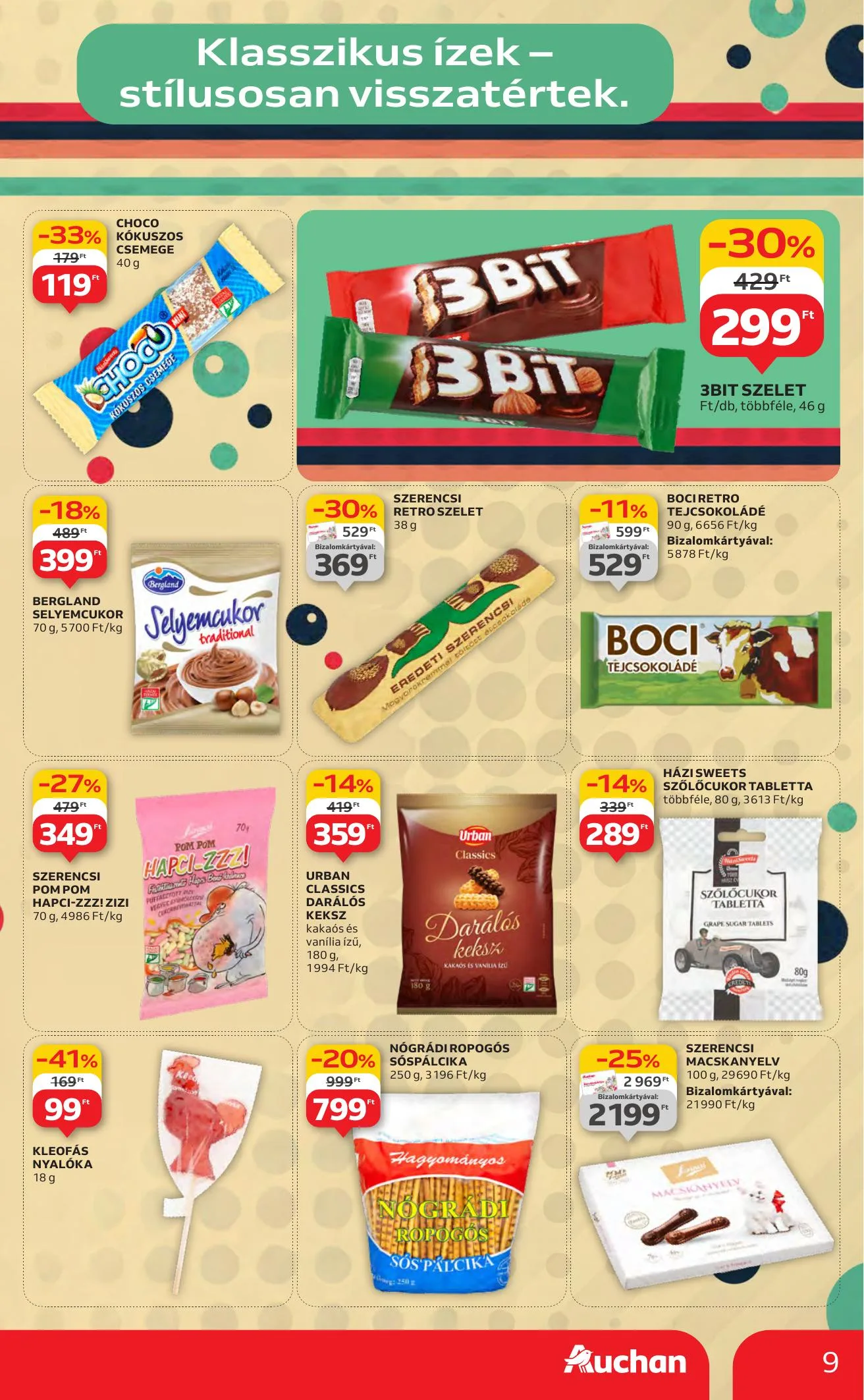 Auchan akciós újság Hipermarket 07.17–07.23 – 9. oldal