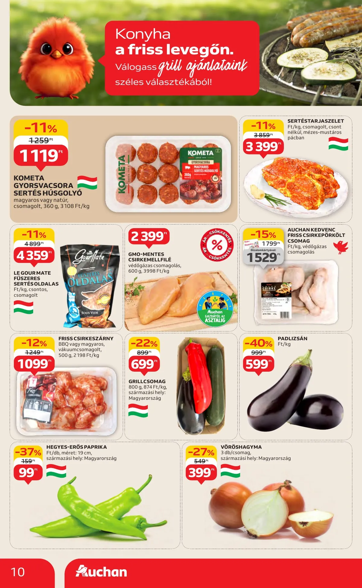 Auchan akciós újság Hipermarket 07.24–07.30 – 10. oldal
