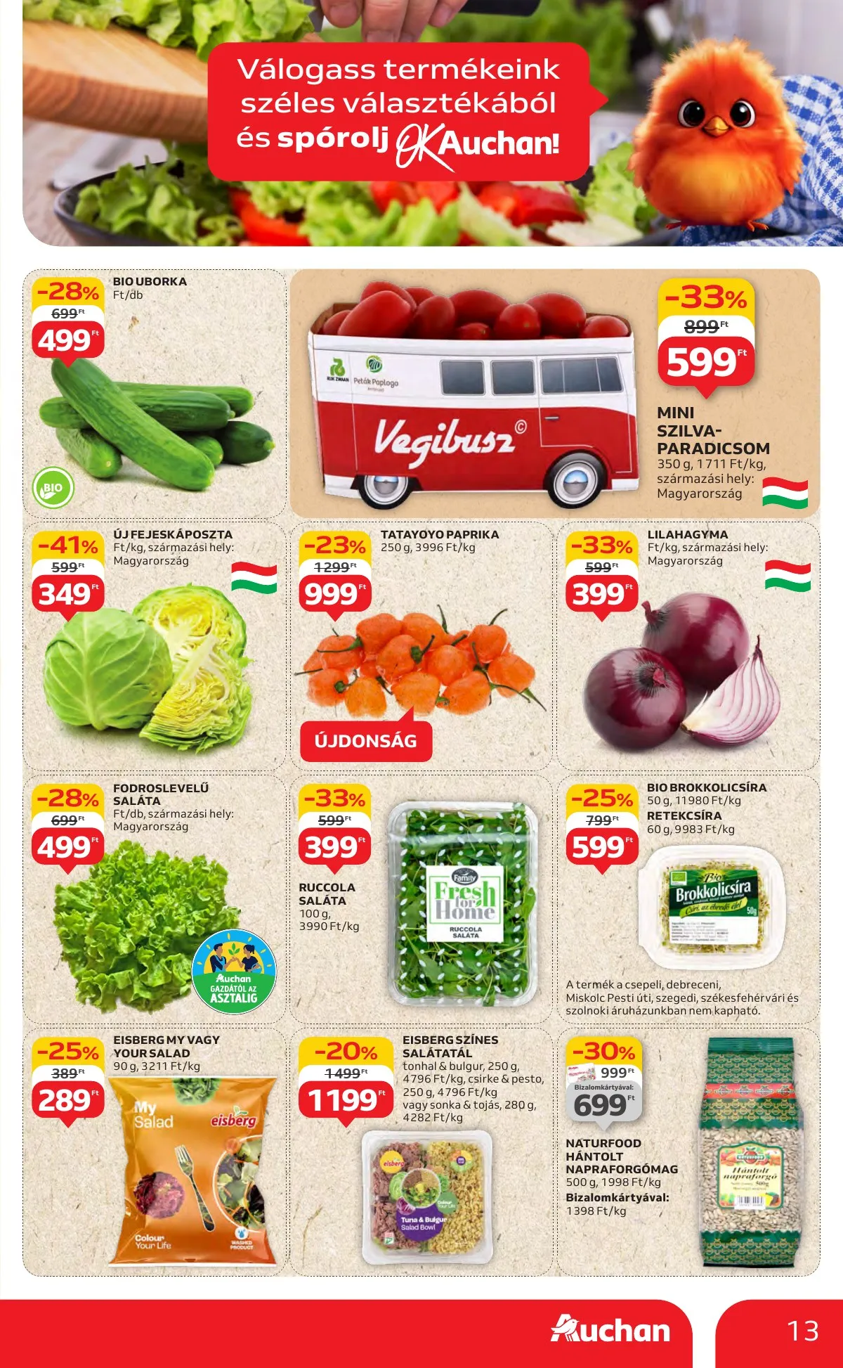 Auchan akciós újság Hipermarket 07.24–07.30 – 13. oldal