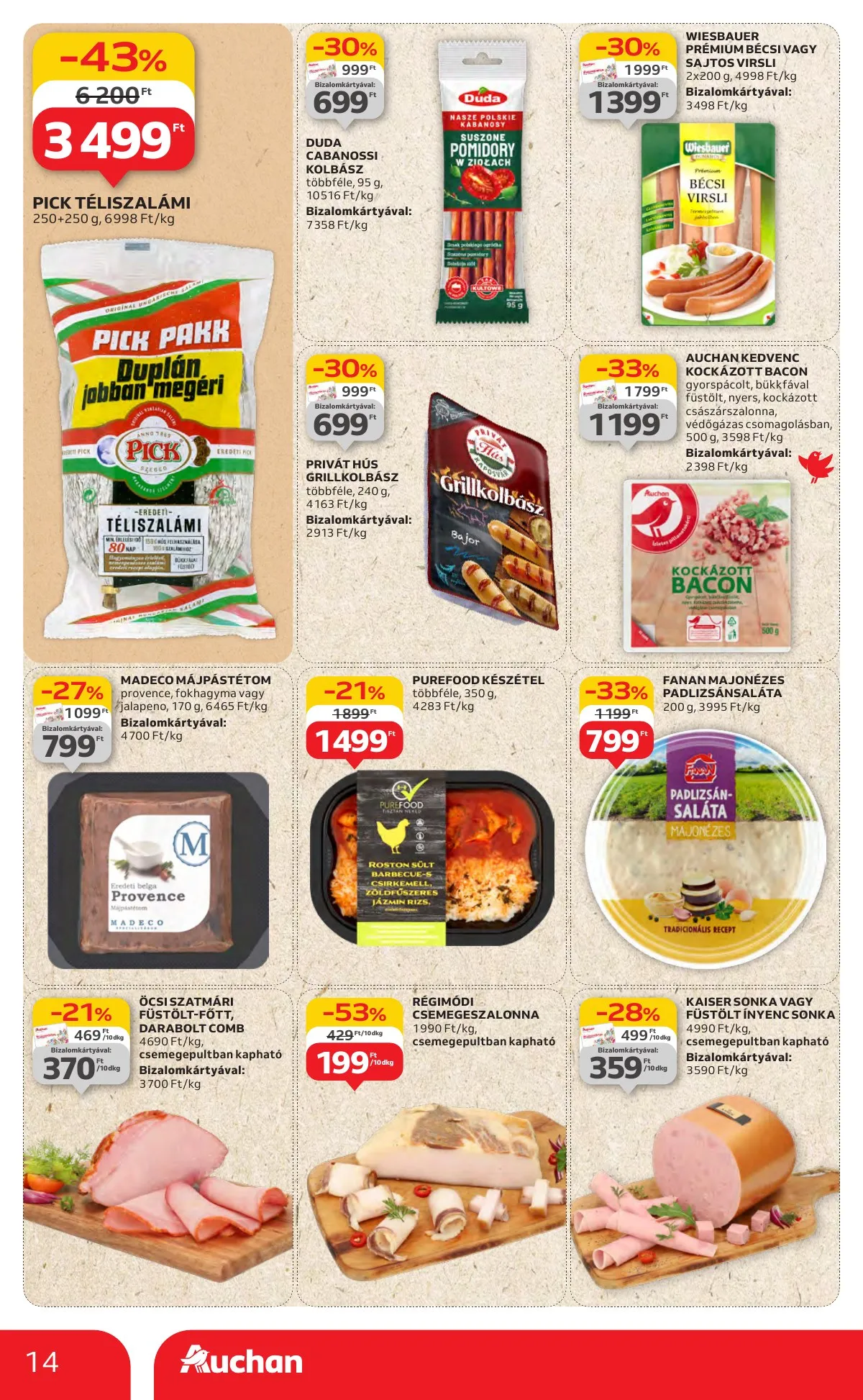 Auchan akciós újság Hipermarket 07.24–07.30 – 14. oldal