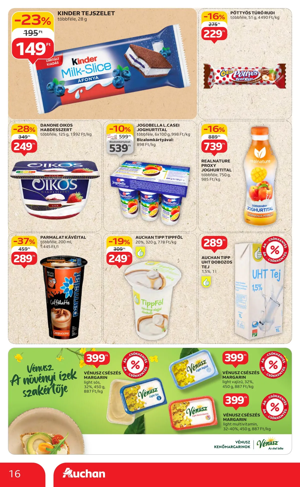 Auchan akciós újság Hipermarket 07.24–07.30 – 16. oldal