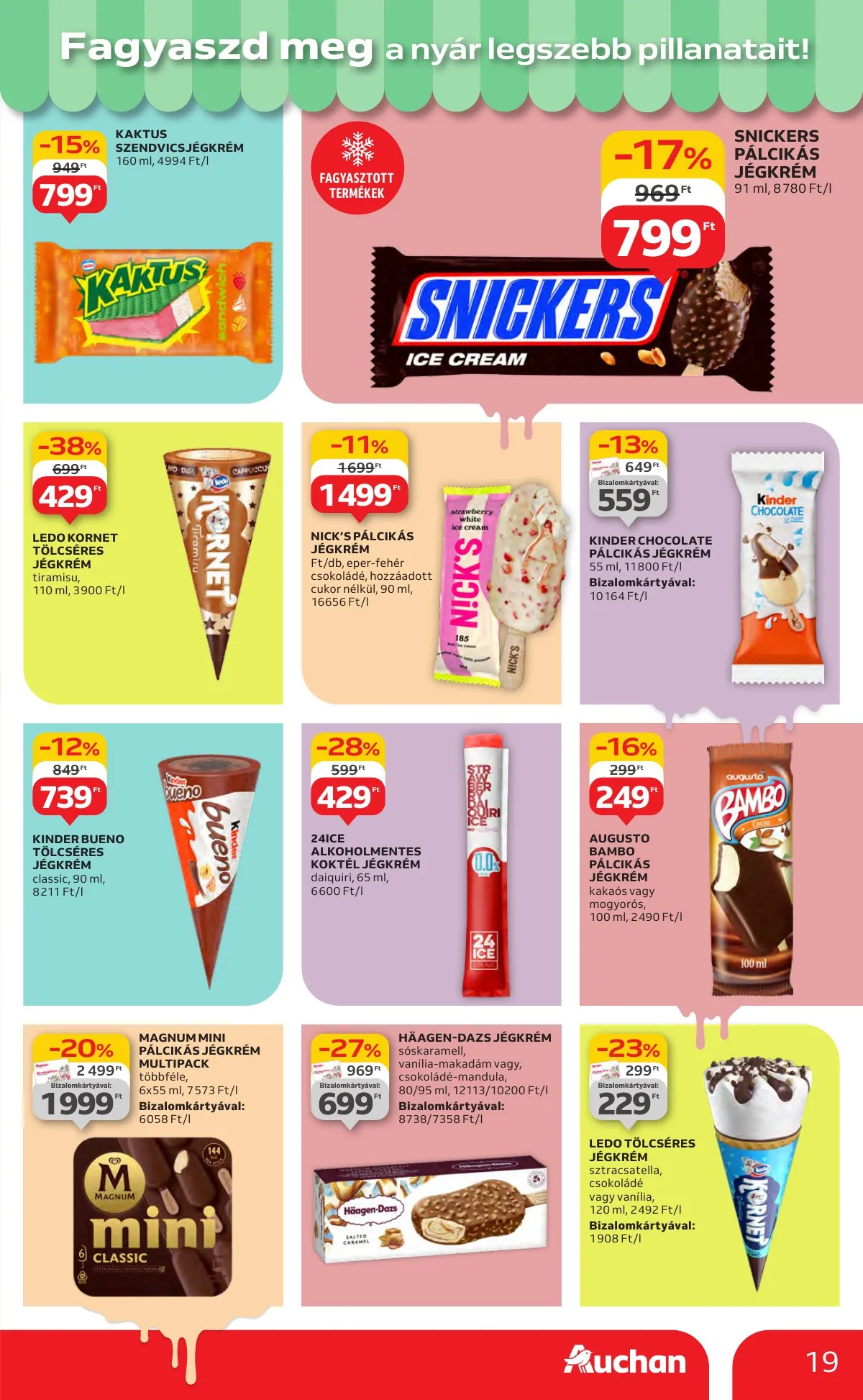 Auchan akciós újság Hipermarket 07.24–07.30 – 19. oldal