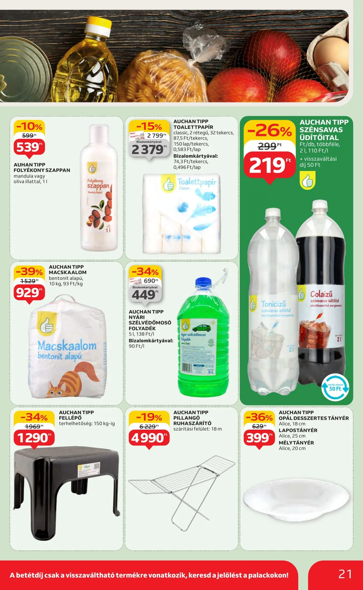 Auchan akciós újság Hipermarket 07.24–07.30 – 21. oldal