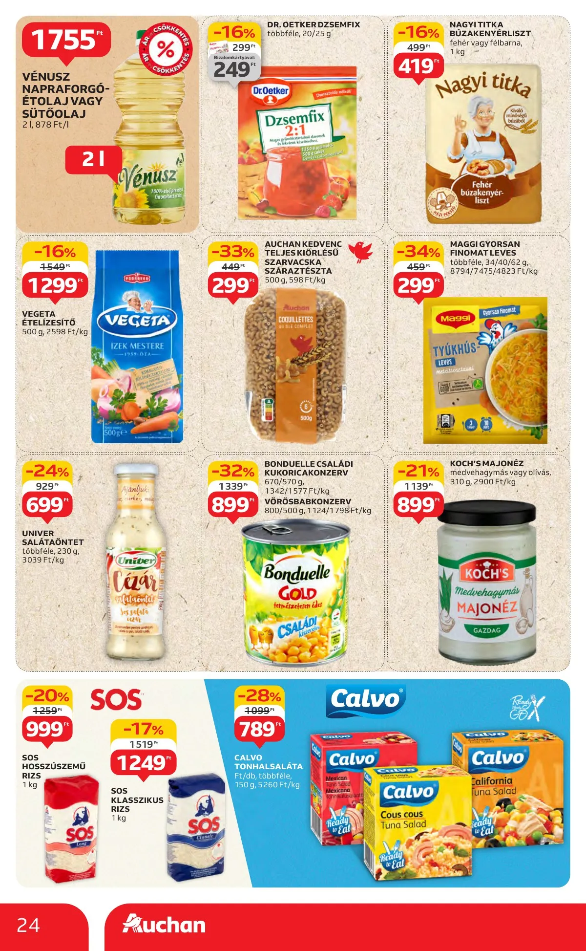 Auchan akciós újság Hipermarket 07.24–07.30 – 24. oldal