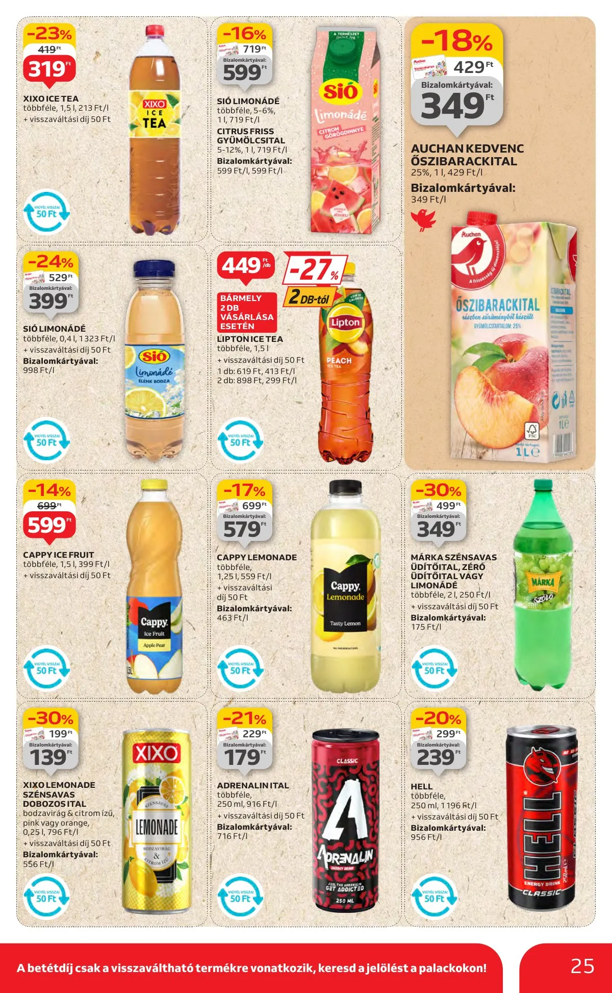 Auchan akciós újság Hipermarket 07.24–07.30 – 25. oldal