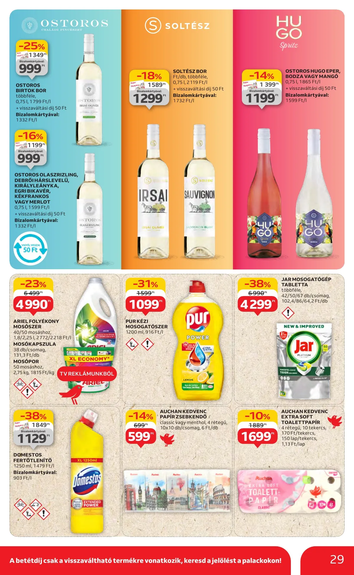 Auchan akciós újság Hipermarket 07.24–07.30 – 29. oldal