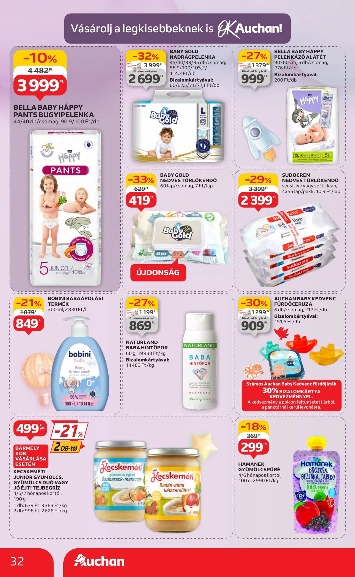 Auchan akciós újság Hipermarket 07.24–07.30 – 32. oldal