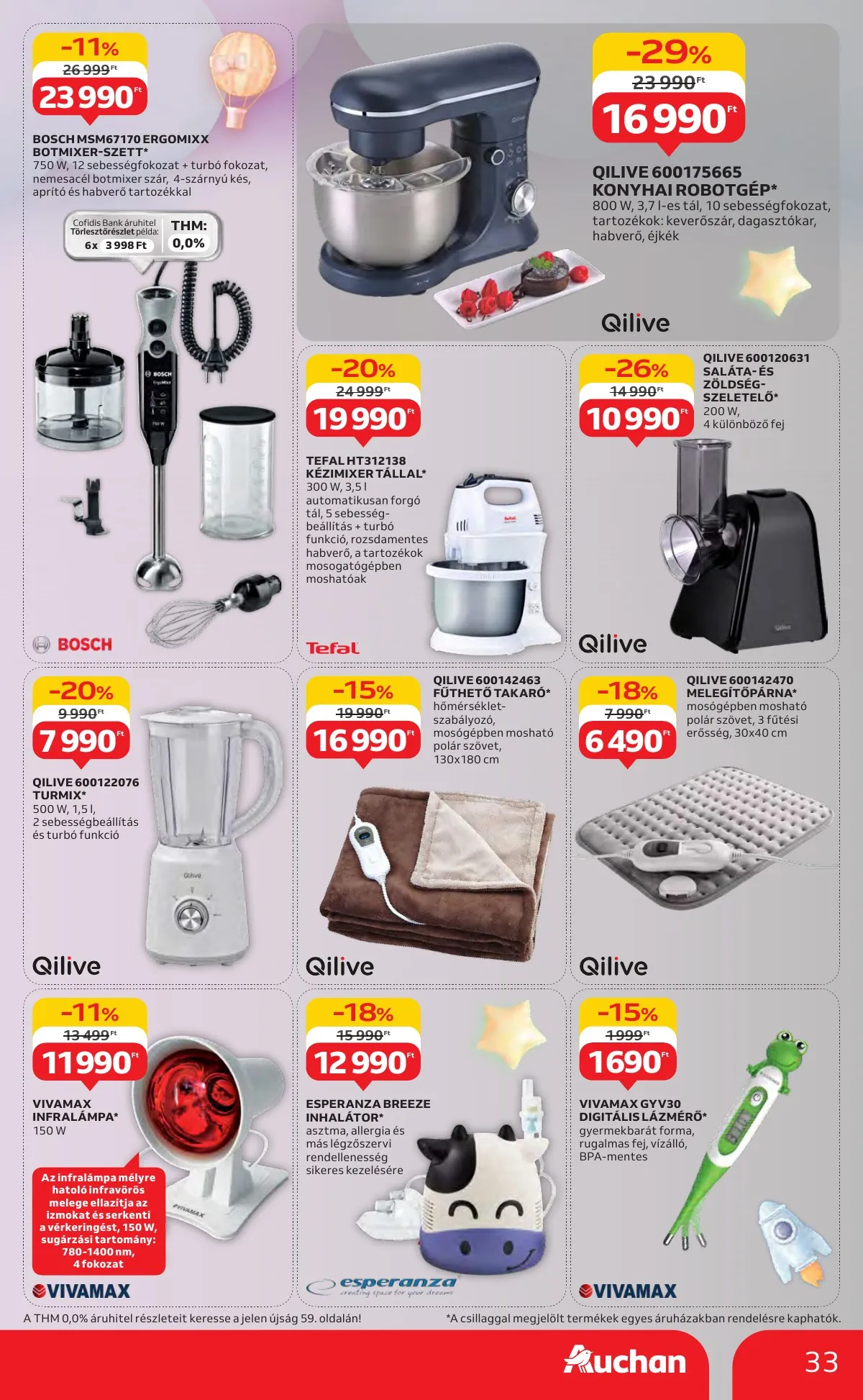 Auchan akciós újság Hipermarket 07.24–07.30 – 33. oldal