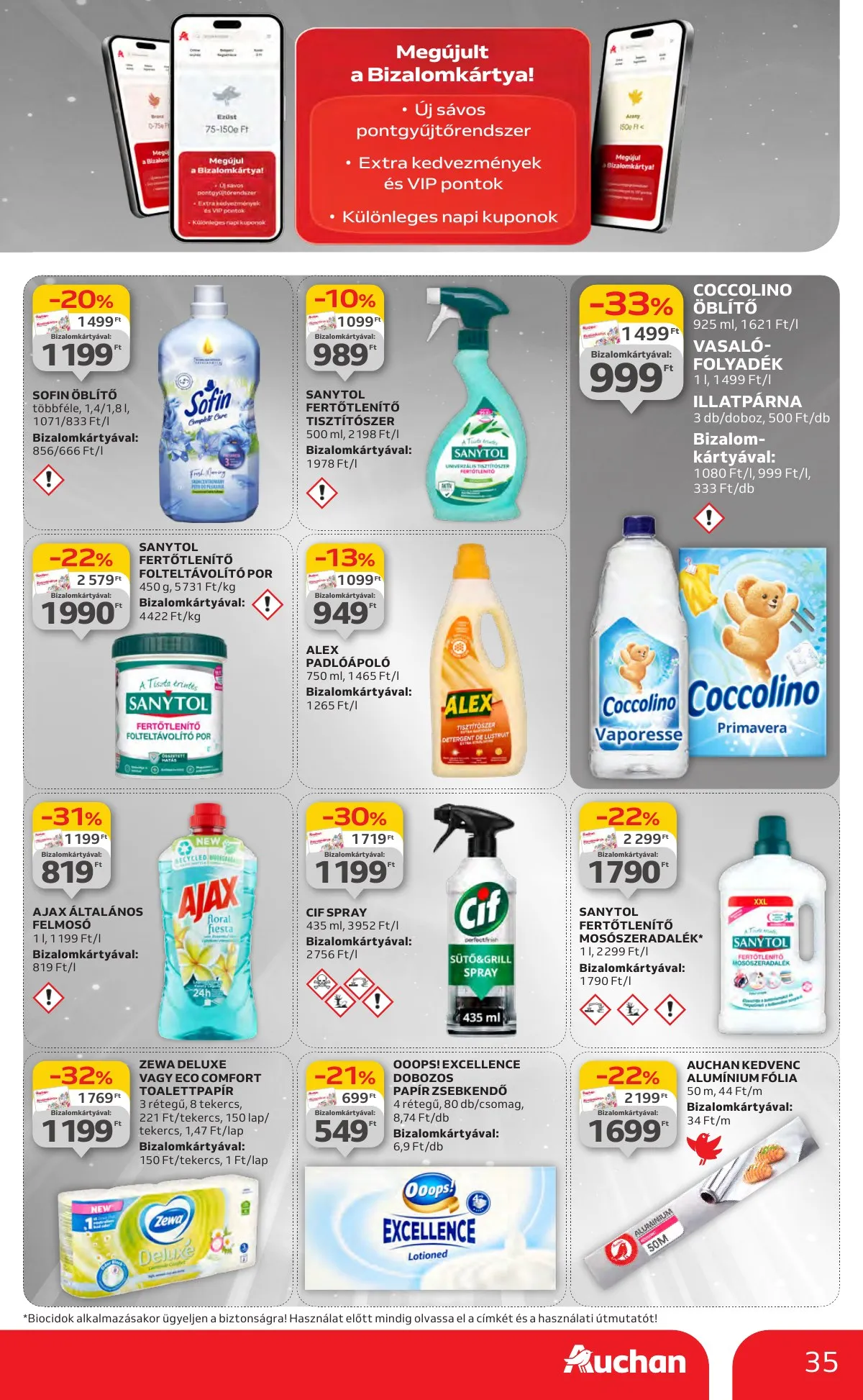 Auchan akciós újság Hipermarket 07.24–07.30 – 35. oldal