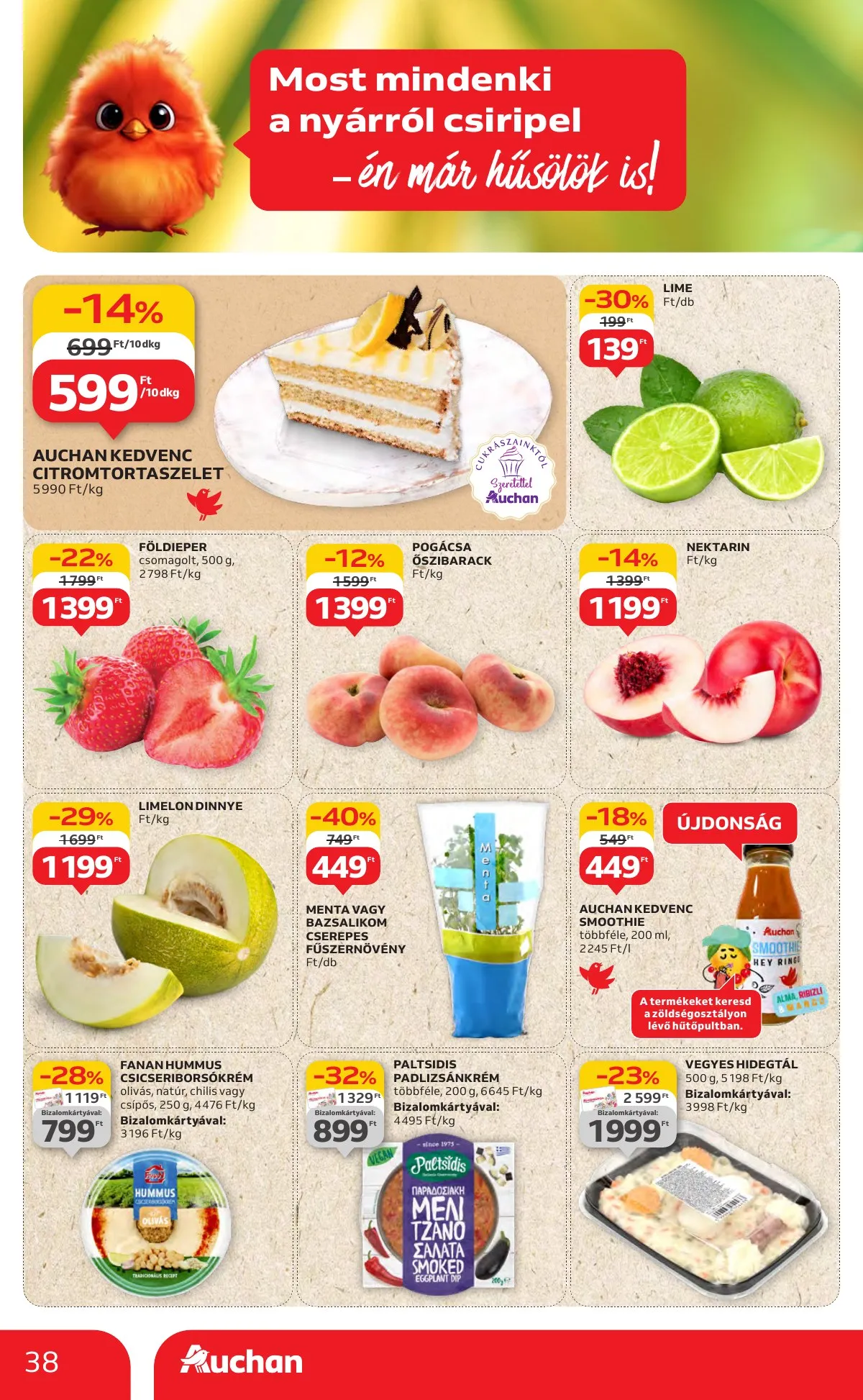Auchan akciós újság Hipermarket 07.24–07.30 – 38. oldal