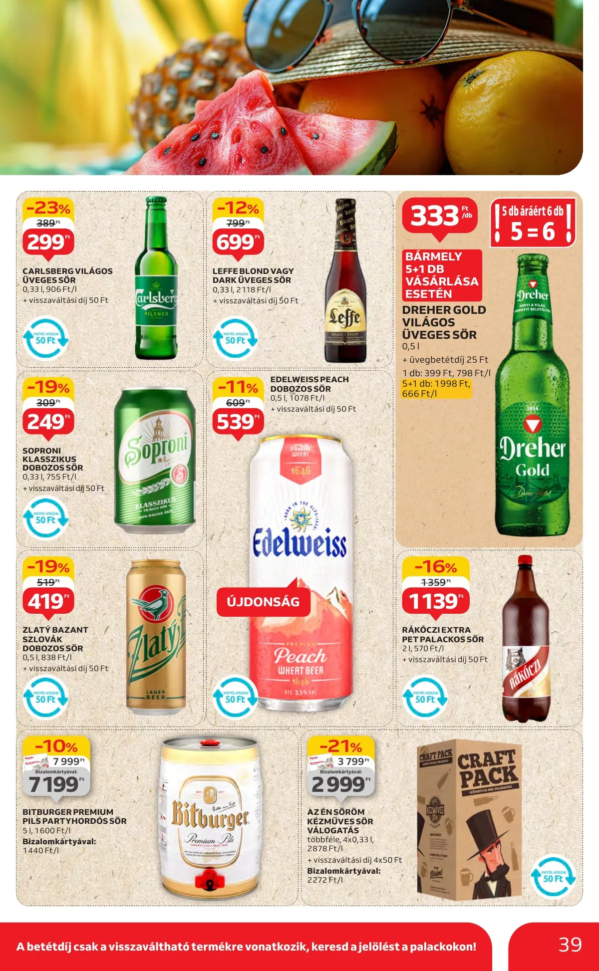 Auchan akciós újság Hipermarket 07.24–07.30 – 39. oldal