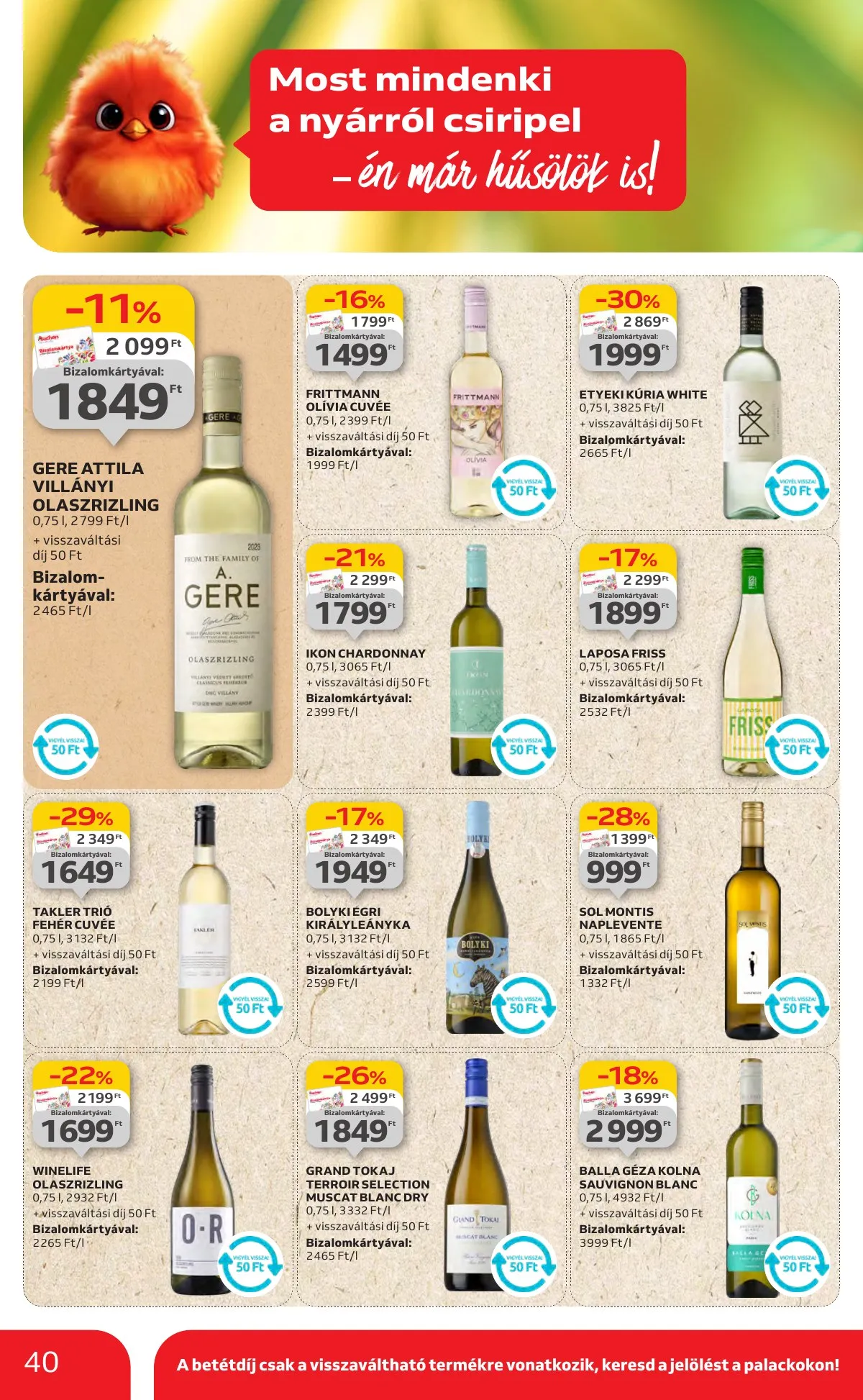 Auchan akciós újság Hipermarket 07.24–07.30 – 40. oldal