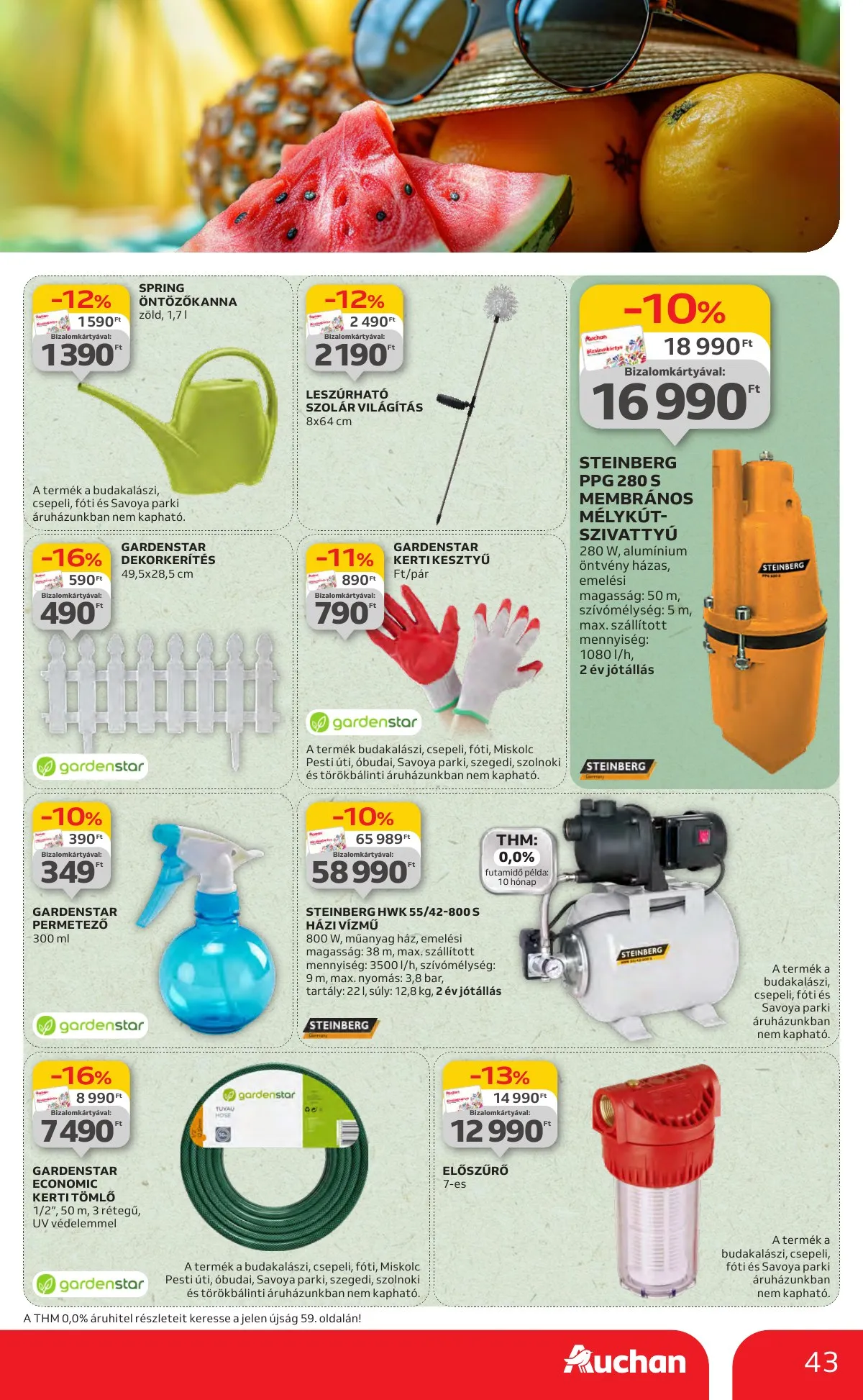 Auchan akciós újság Hipermarket 07.24–07.30 – 43. oldal