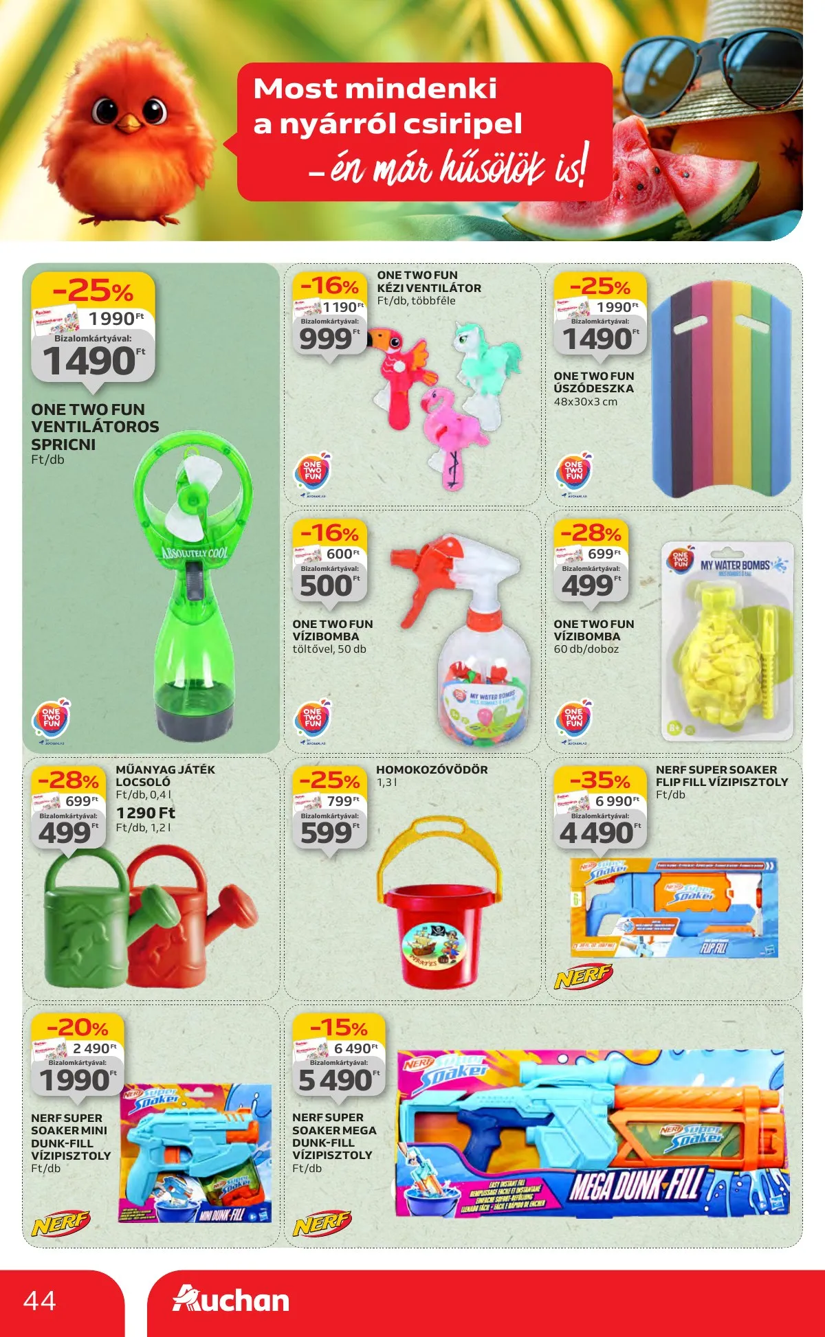 Auchan akciós újság Hipermarket 07.24–07.30 – 44. oldal