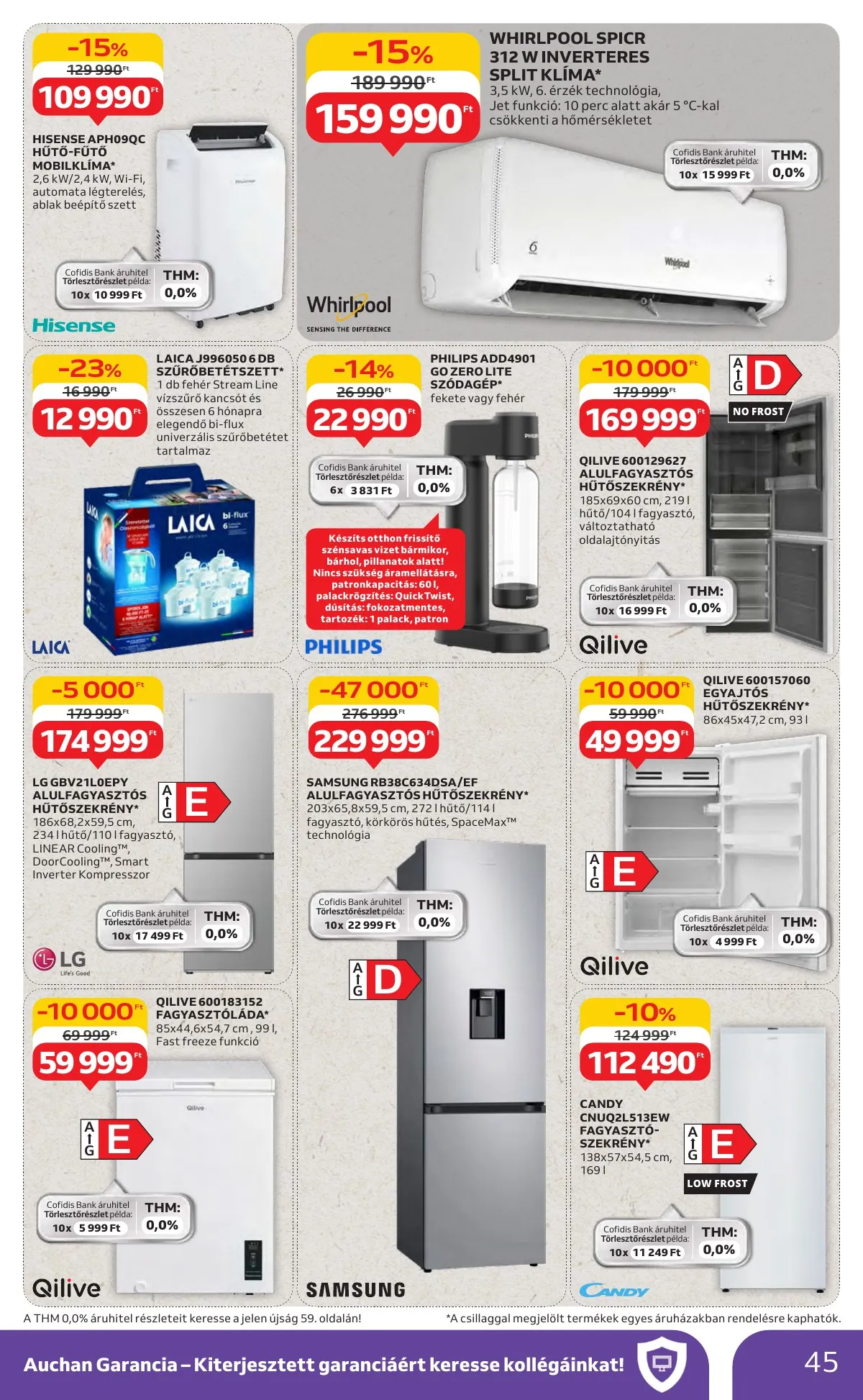 Auchan akciós újság Hipermarket 07.24–07.30 – 45. oldal