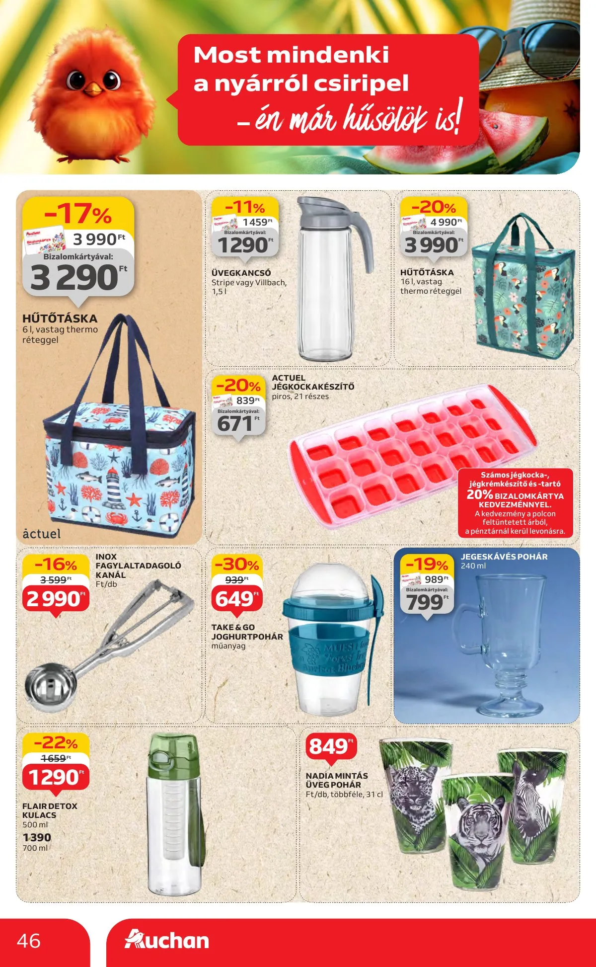 Auchan akciós újság Hipermarket 07.24–07.30 – 46. oldal