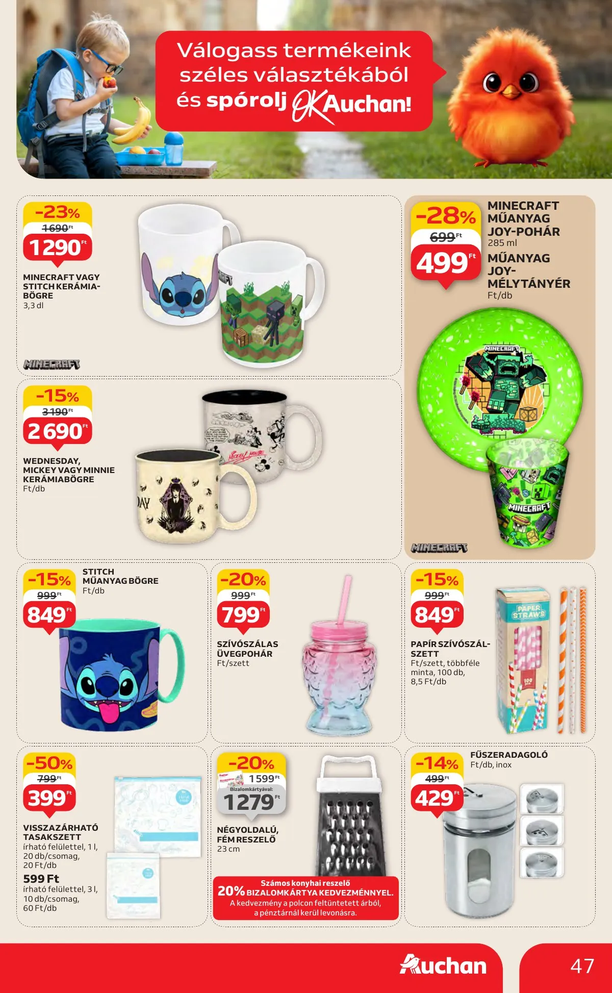 Auchan akciós újság Hipermarket 07.24–07.30 – 47. oldal