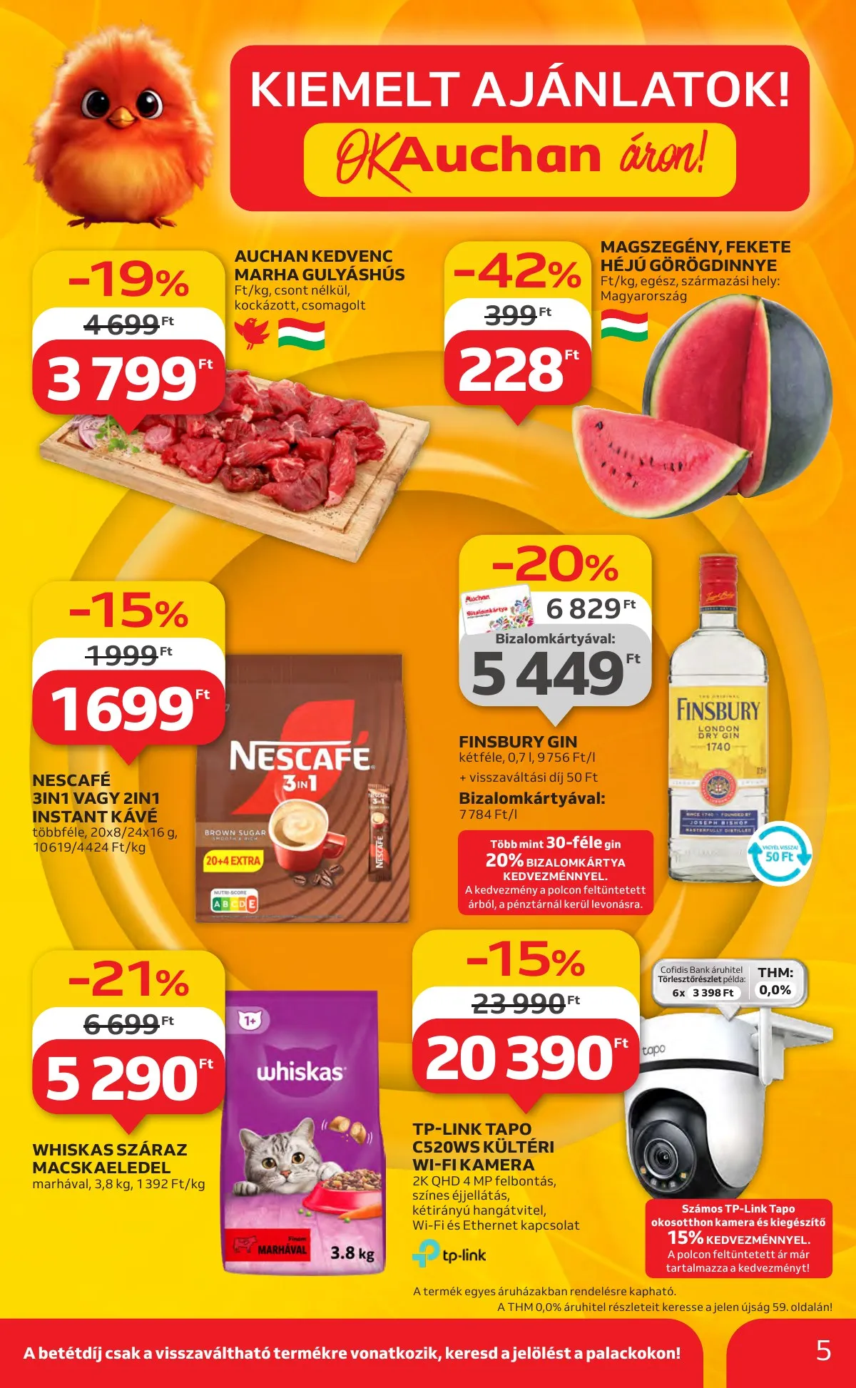 Auchan akciós újság Hipermarket 07.24–07.30 – 5. oldal