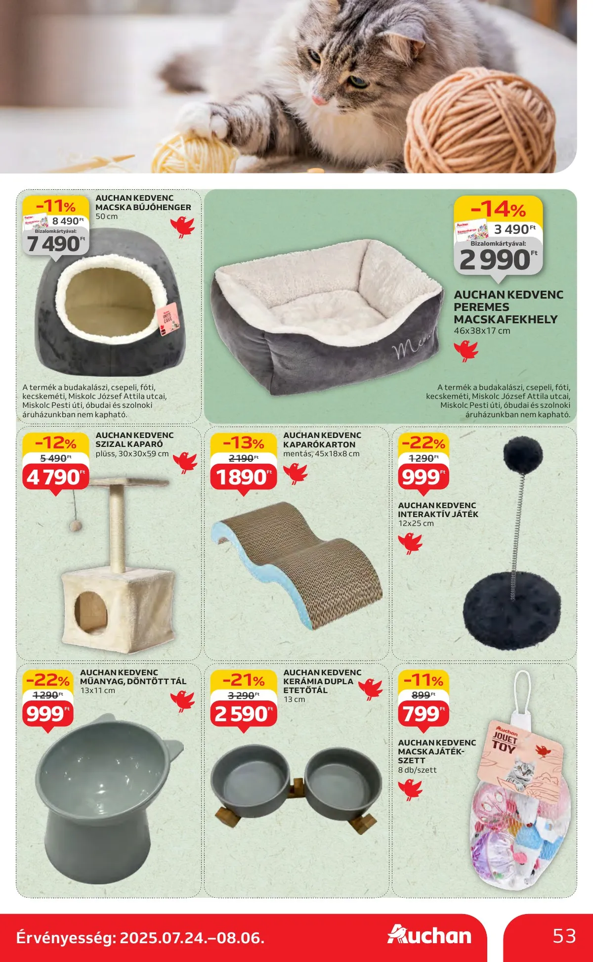 Auchan akciós újság Hipermarket 07.24–07.30 – 53. oldal
