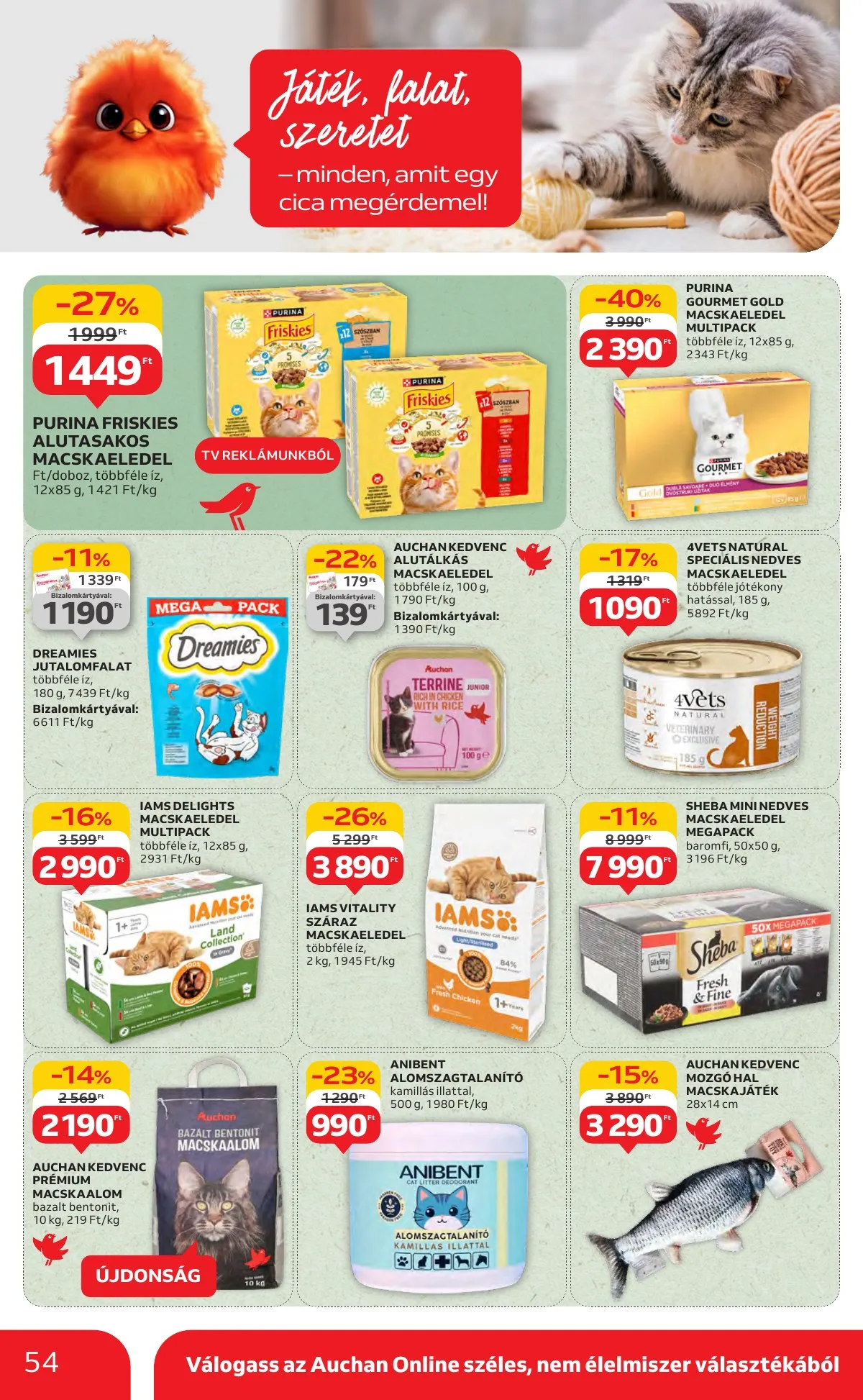 Auchan akciós újság Hipermarket 07.24–07.30 – 54. oldal