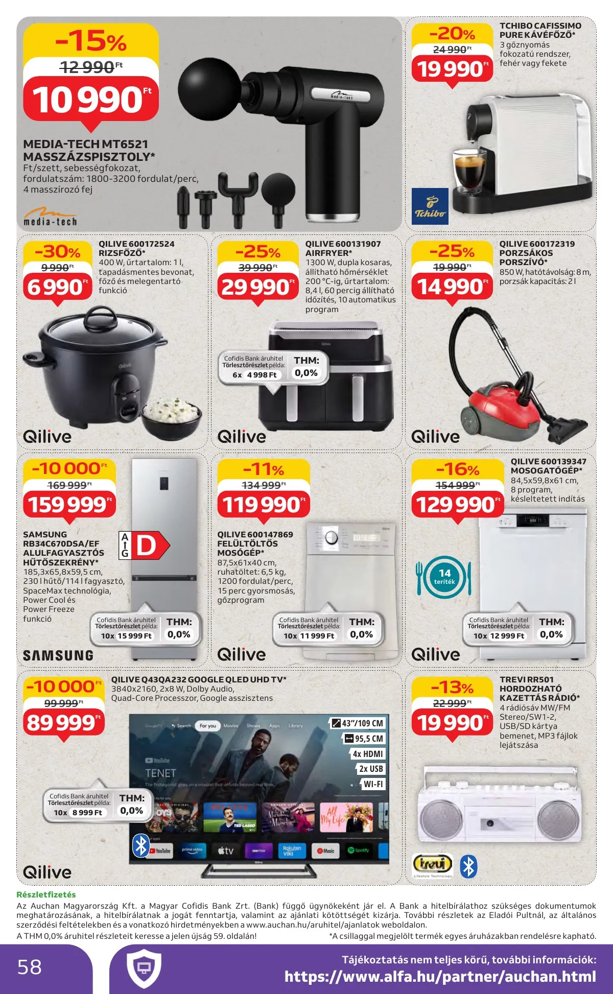 Auchan akciós újság Hipermarket 07.24–07.30 – 58. oldal