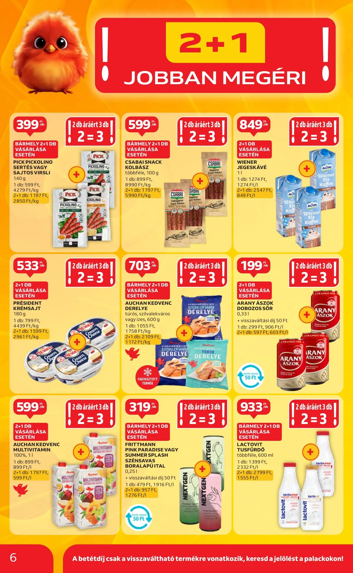 Auchan akciós újság Hipermarket 07.24–07.30 – 6. oldal
