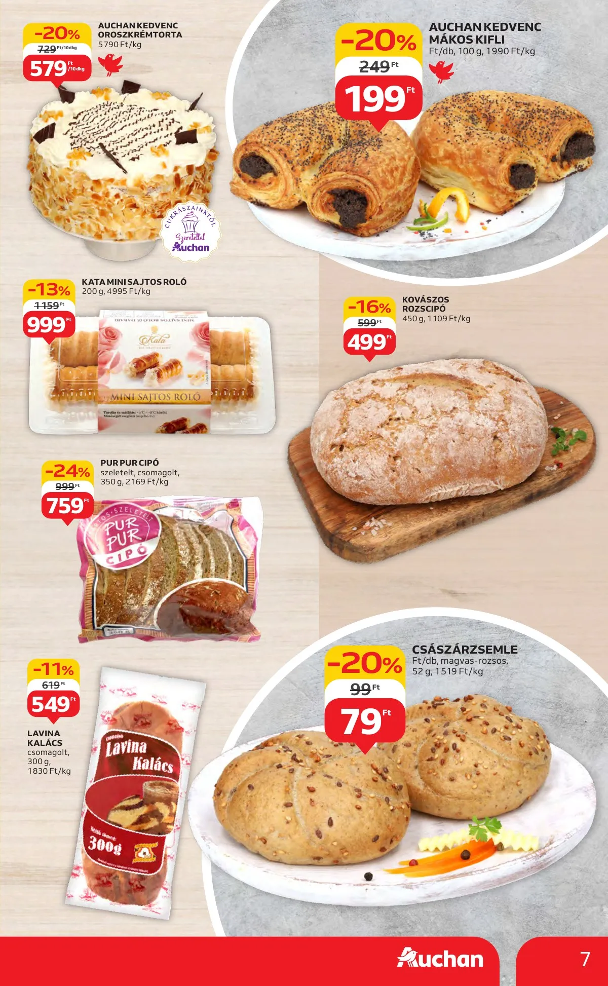 Auchan akciós újság Hipermarket 07.24–07.30 – 7. oldal