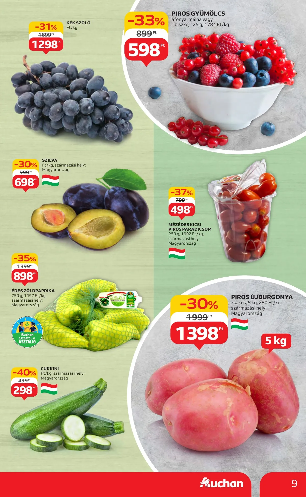 Auchan akciós újság Hipermarket 07.24–07.30 – 9. oldal