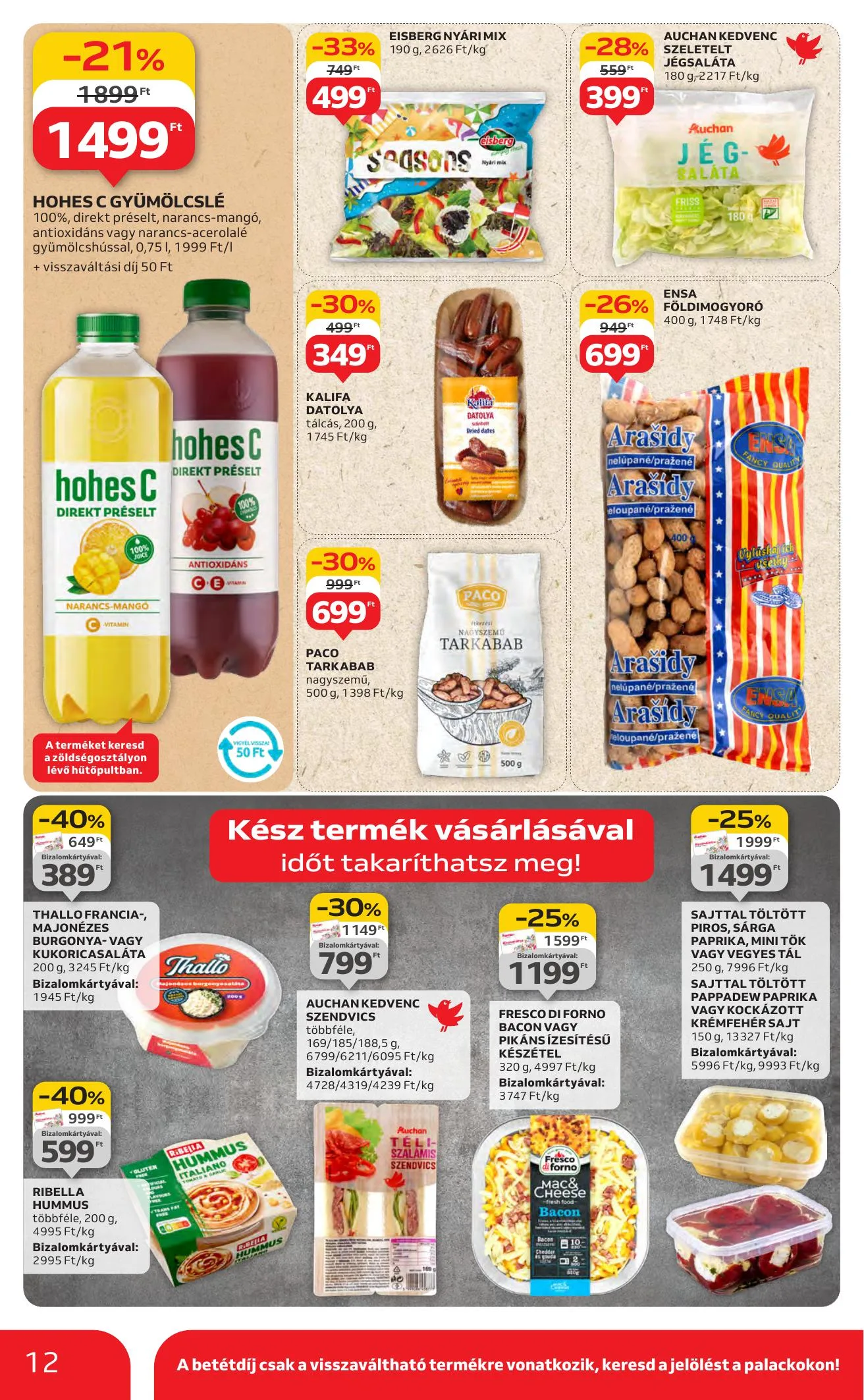 Auchan akciós újság Hipermarket 07.31–08.06 – 12. oldal