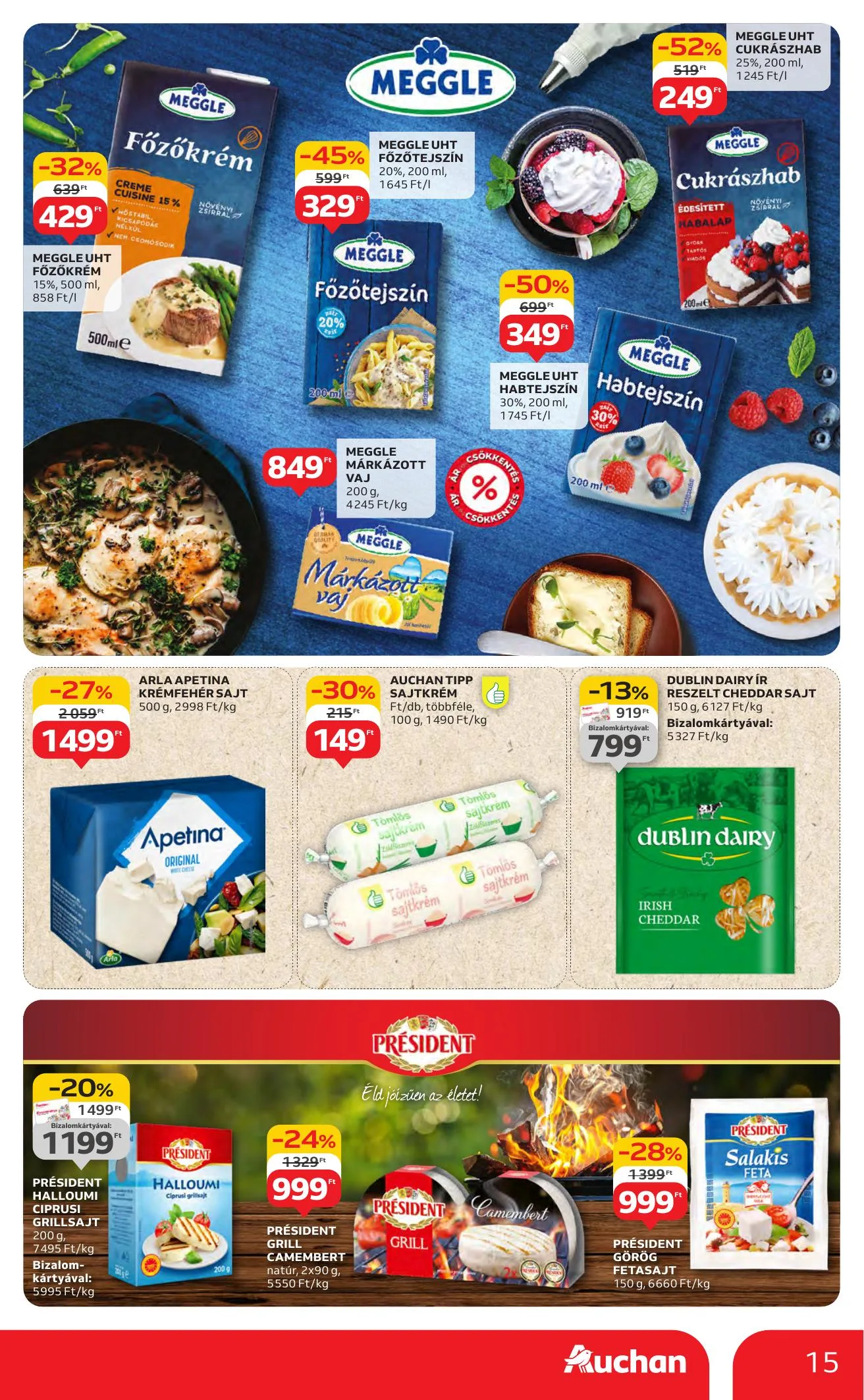 Auchan akciós újság Hipermarket 07.31–08.06 – 15. oldal