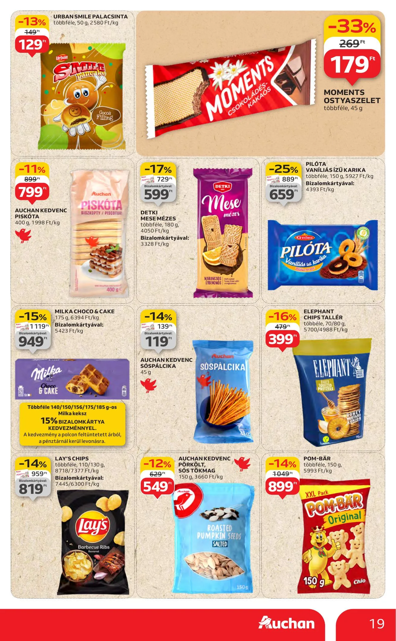 Auchan akciós újság Hipermarket 07.31–08.06 – 19. oldal