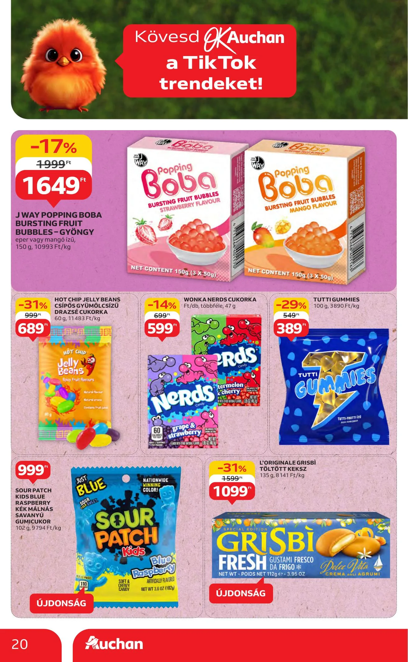 Auchan akciós újság Hipermarket 07.31–08.06 – 20. oldal