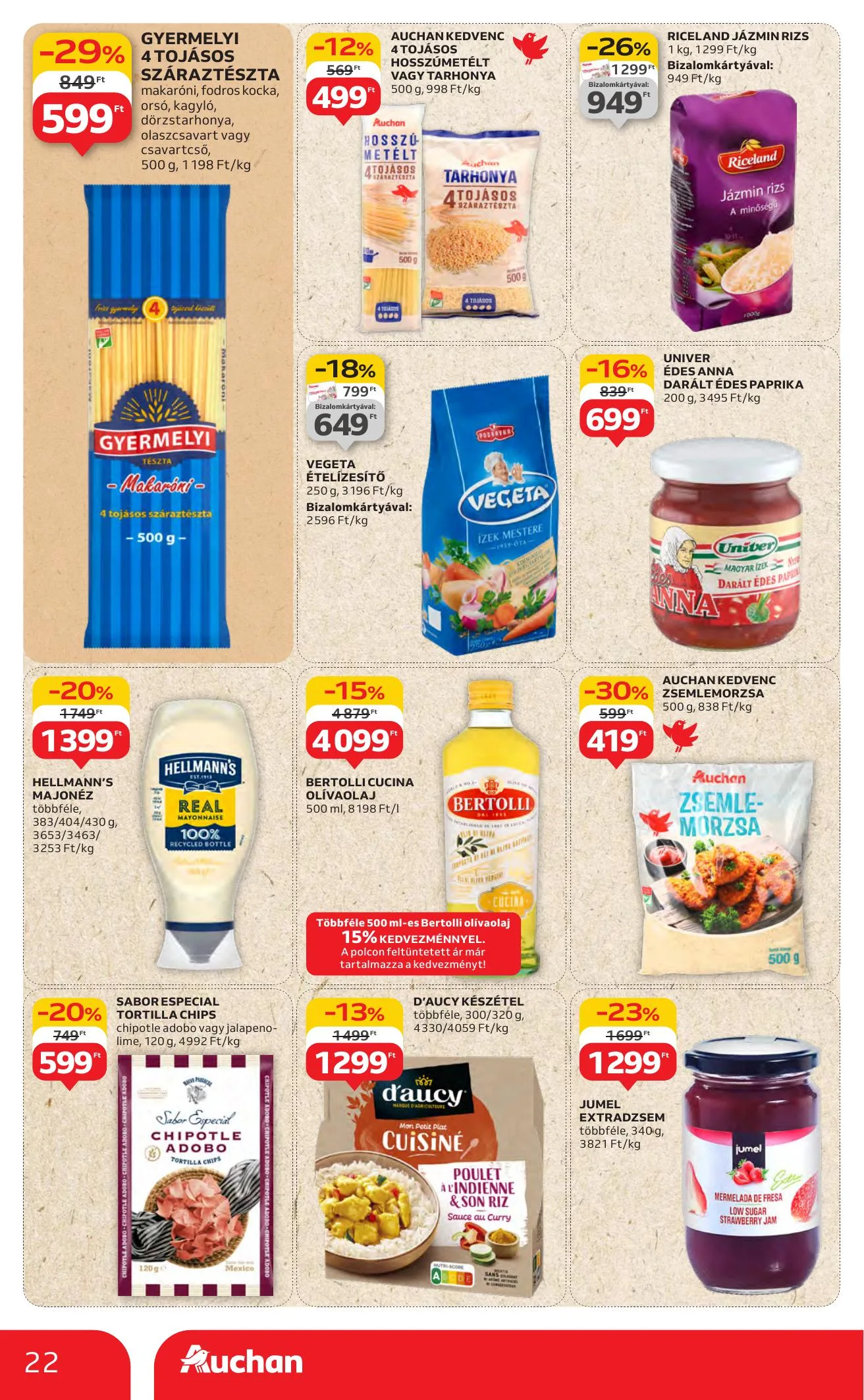 Auchan akciós újság Hipermarket 07.31–08.06 – 22. oldal