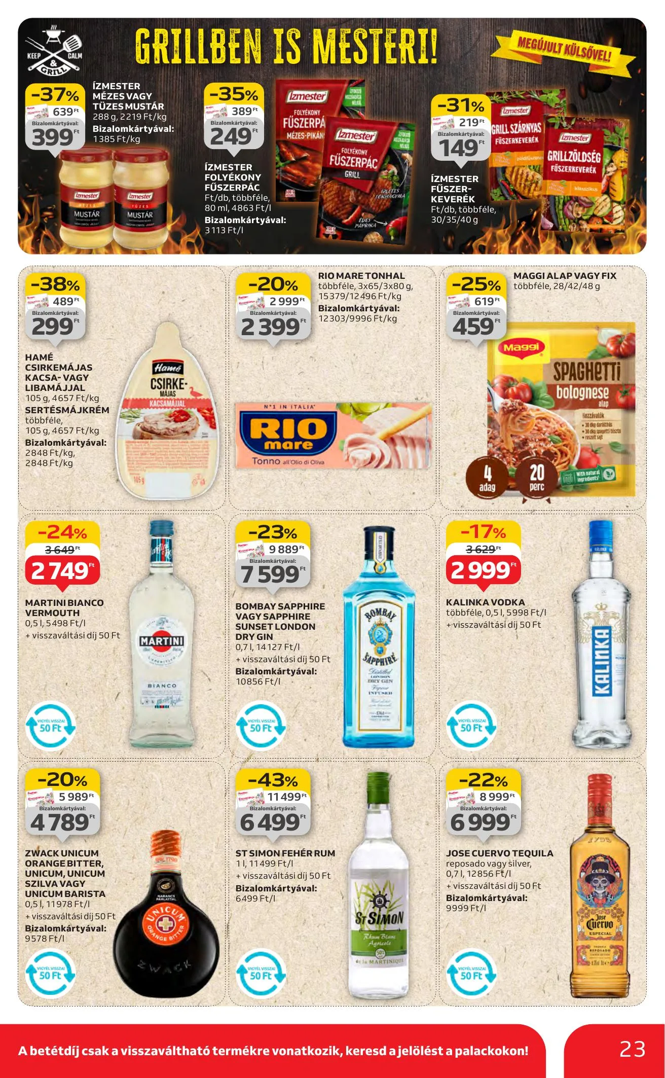 Auchan akciós újság Hipermarket 07.31–08.06 – 23. oldal