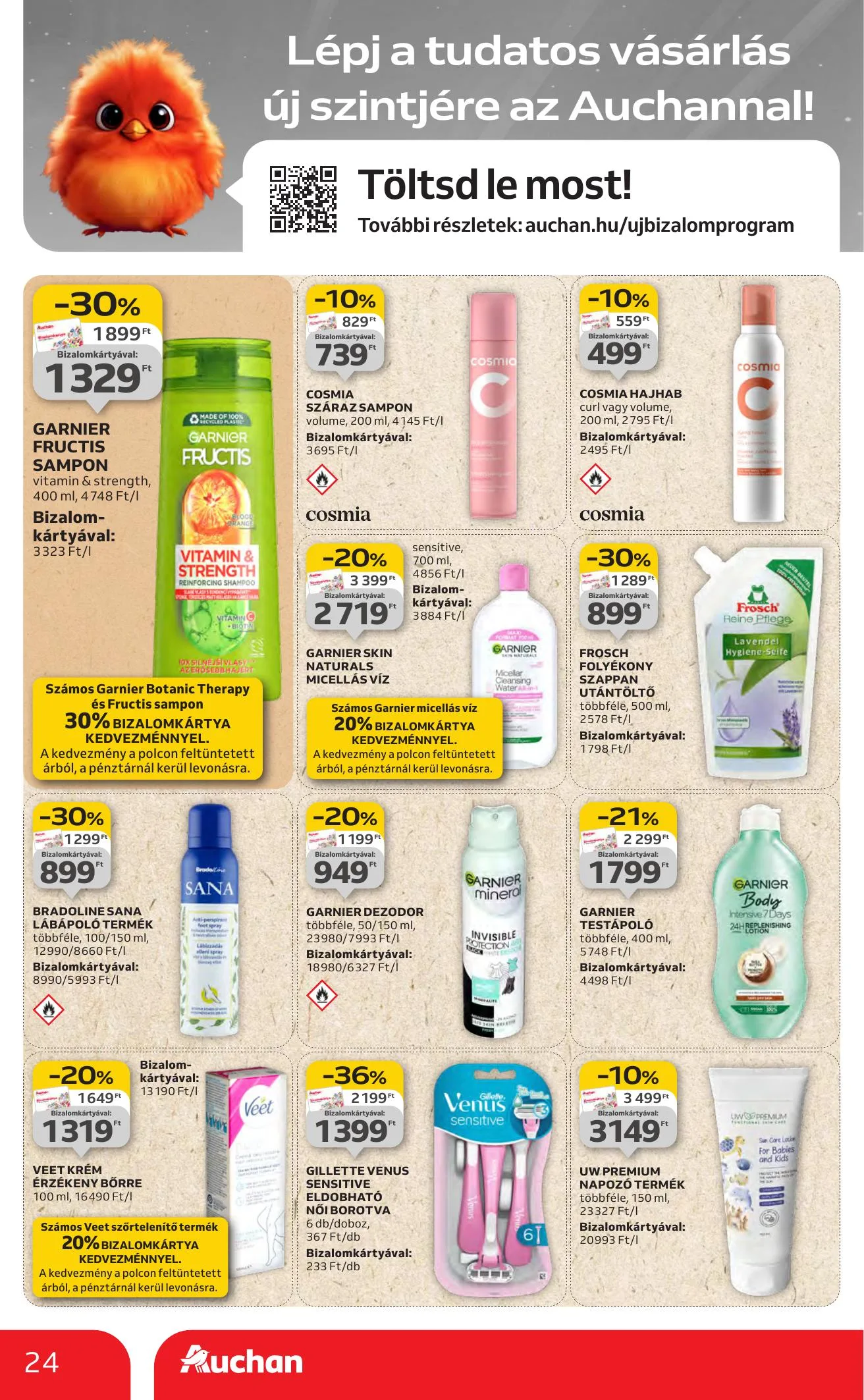 Auchan akciós újság Hipermarket 07.31–08.06 – 24. oldal