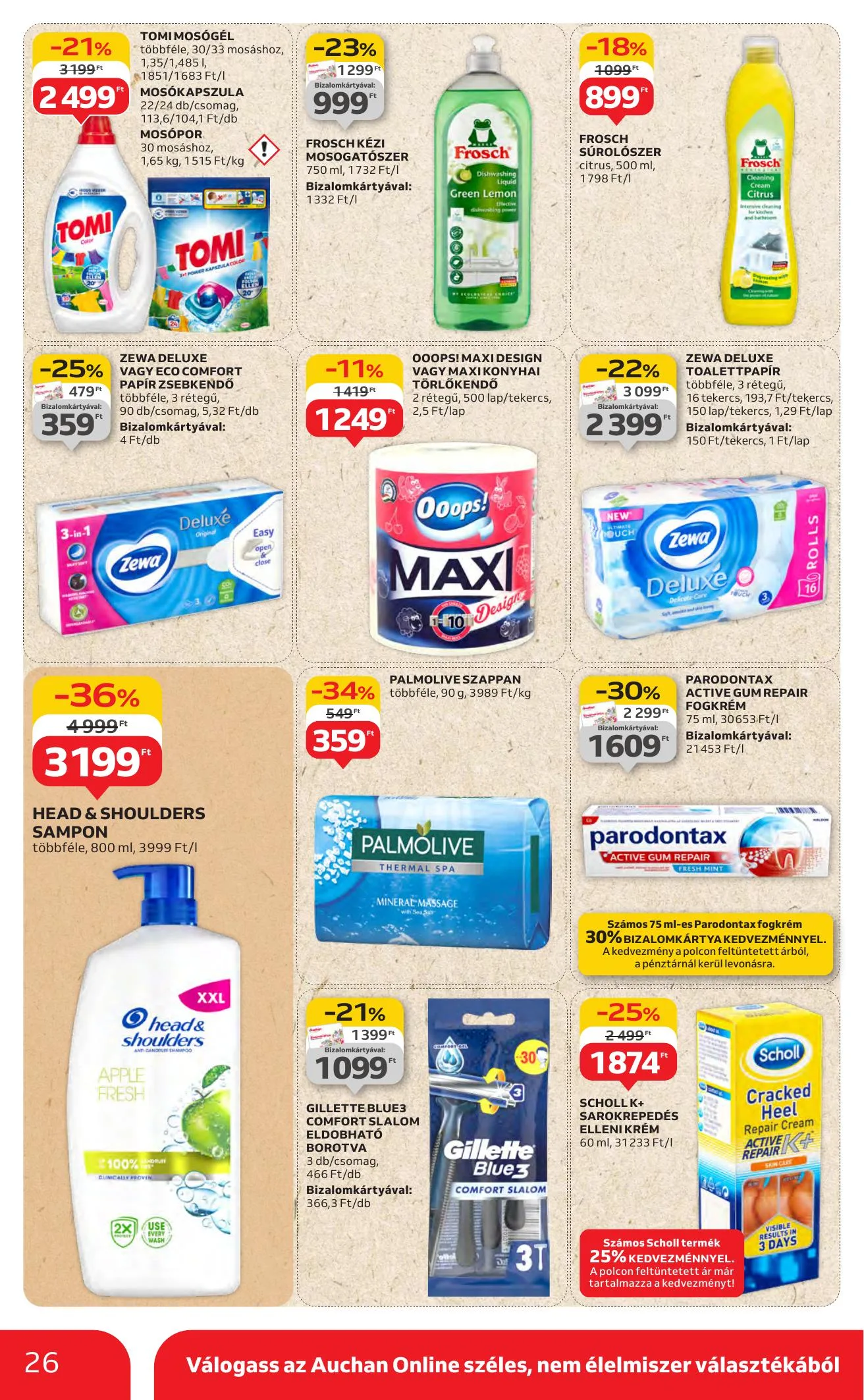 Auchan akciós újság Hipermarket 07.31–08.06 – 26. oldal