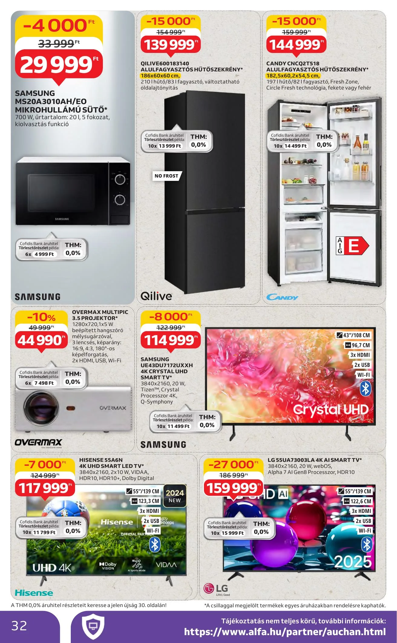 Auchan akciós újság Hipermarket 07.31–08.06 – 32. oldal