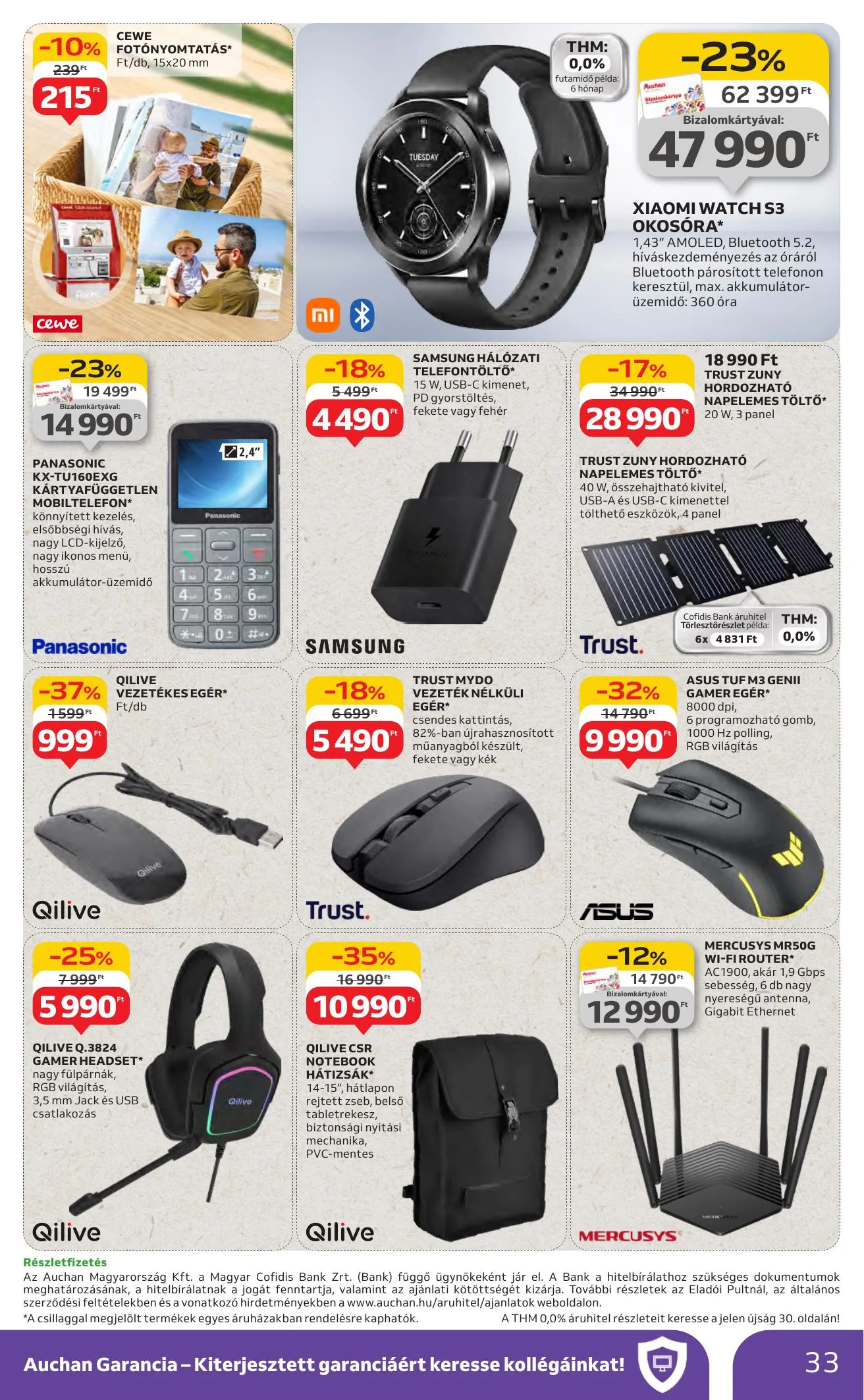 Auchan akciós újság Hipermarket 07.31–08.06 – 33. oldal