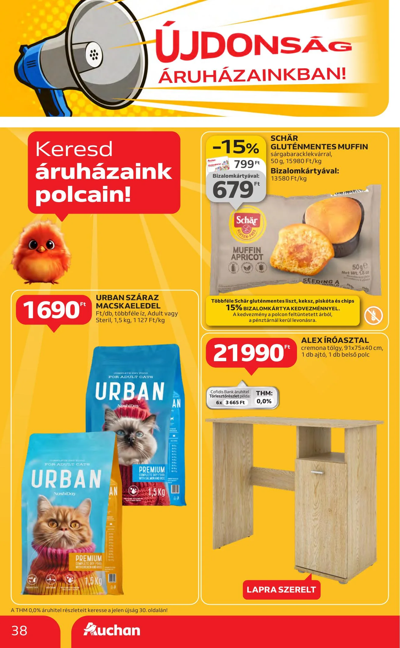 Auchan akciós újság Hipermarket 07.31–08.06 – 38. oldal