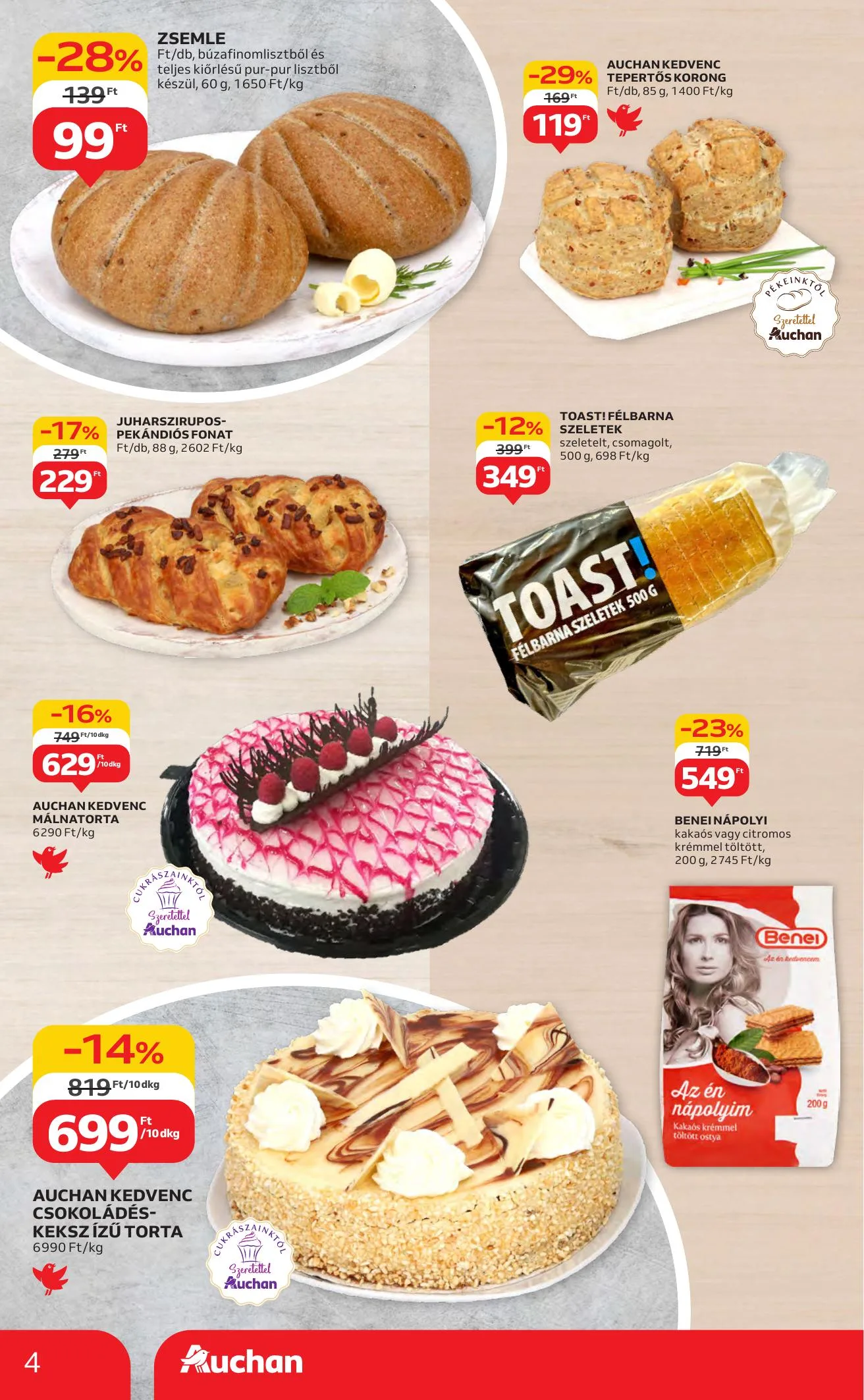 Auchan akciós újság Hipermarket 07.31–08.06 – 4. oldal