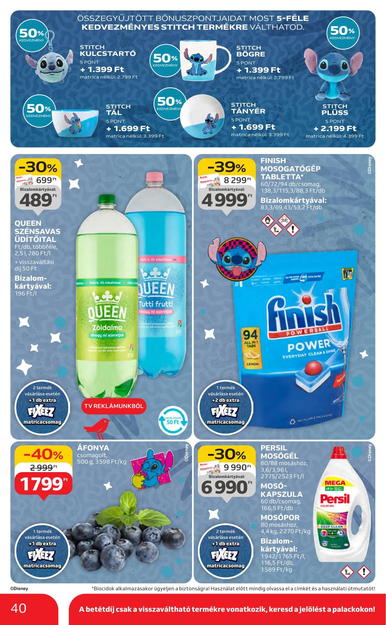 Auchan akciós újság Hipermarket 07.31–08.06 – 40. oldal
