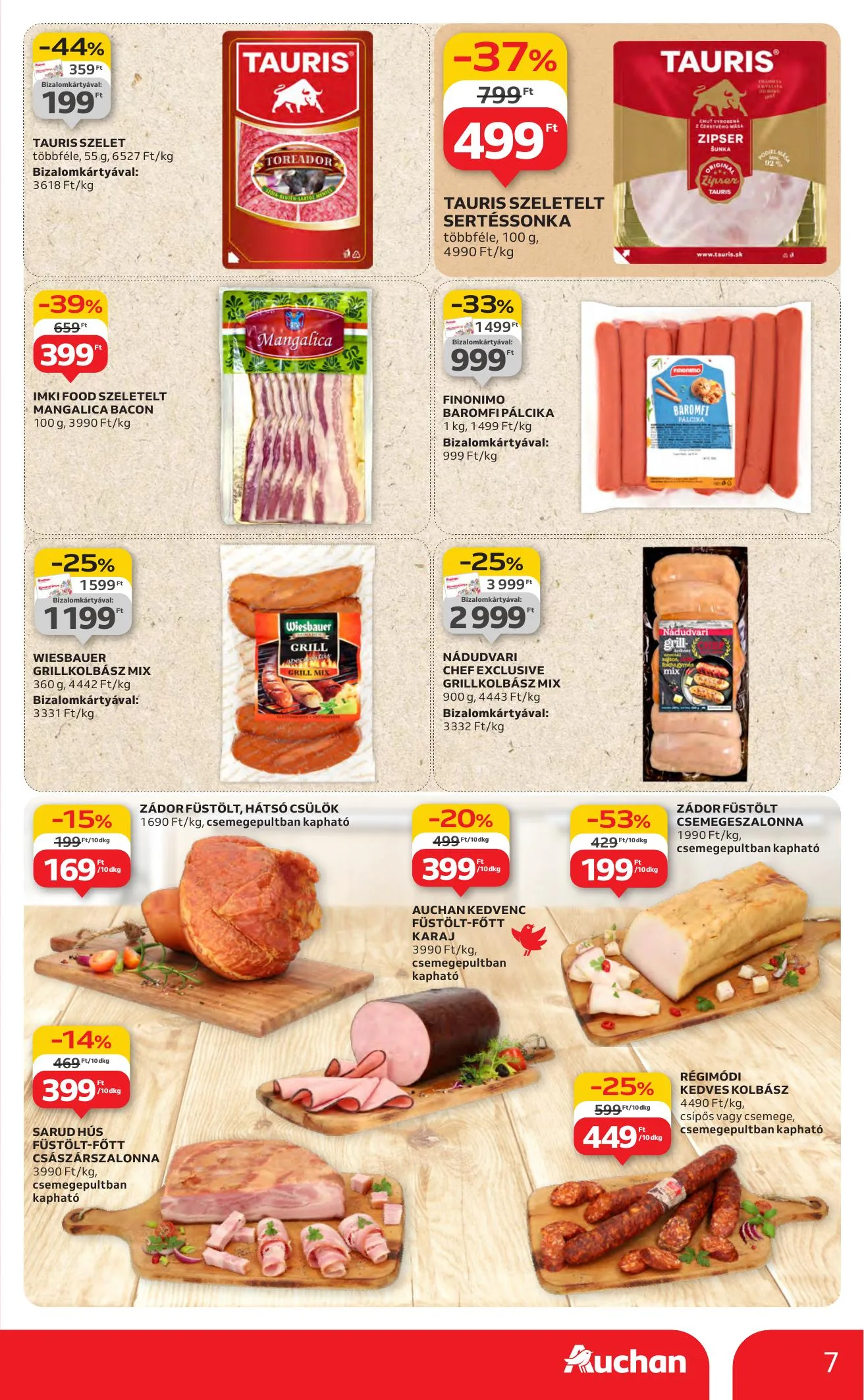 Auchan akciós újság Hipermarket 07.31–08.06 – 7. oldal
