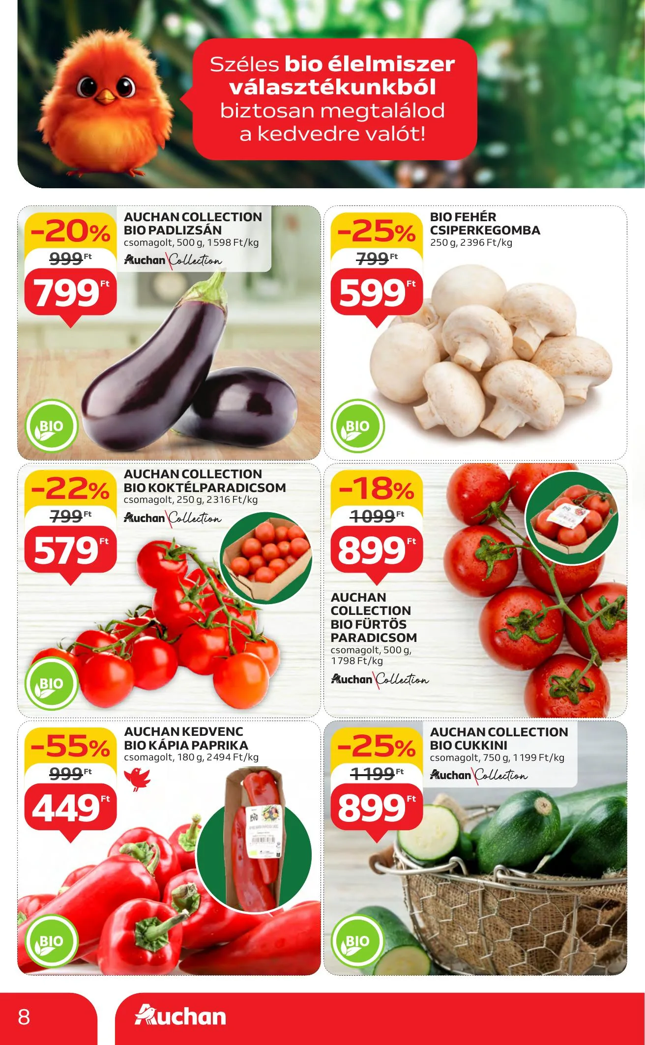 Auchan akciós újság Hipermarket 07.31–08.06 – 8. oldal