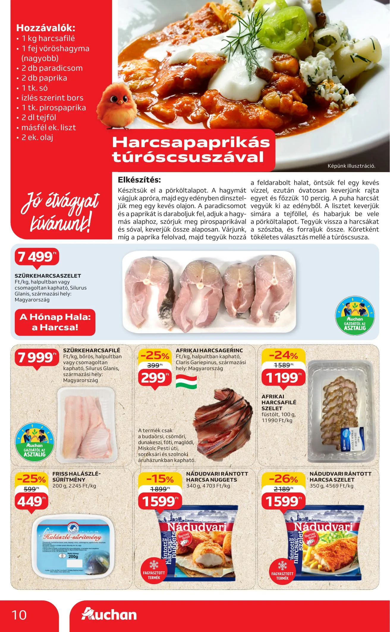 Auchan akciós újság Hipermarket 08.07–08.13 – 10. oldal