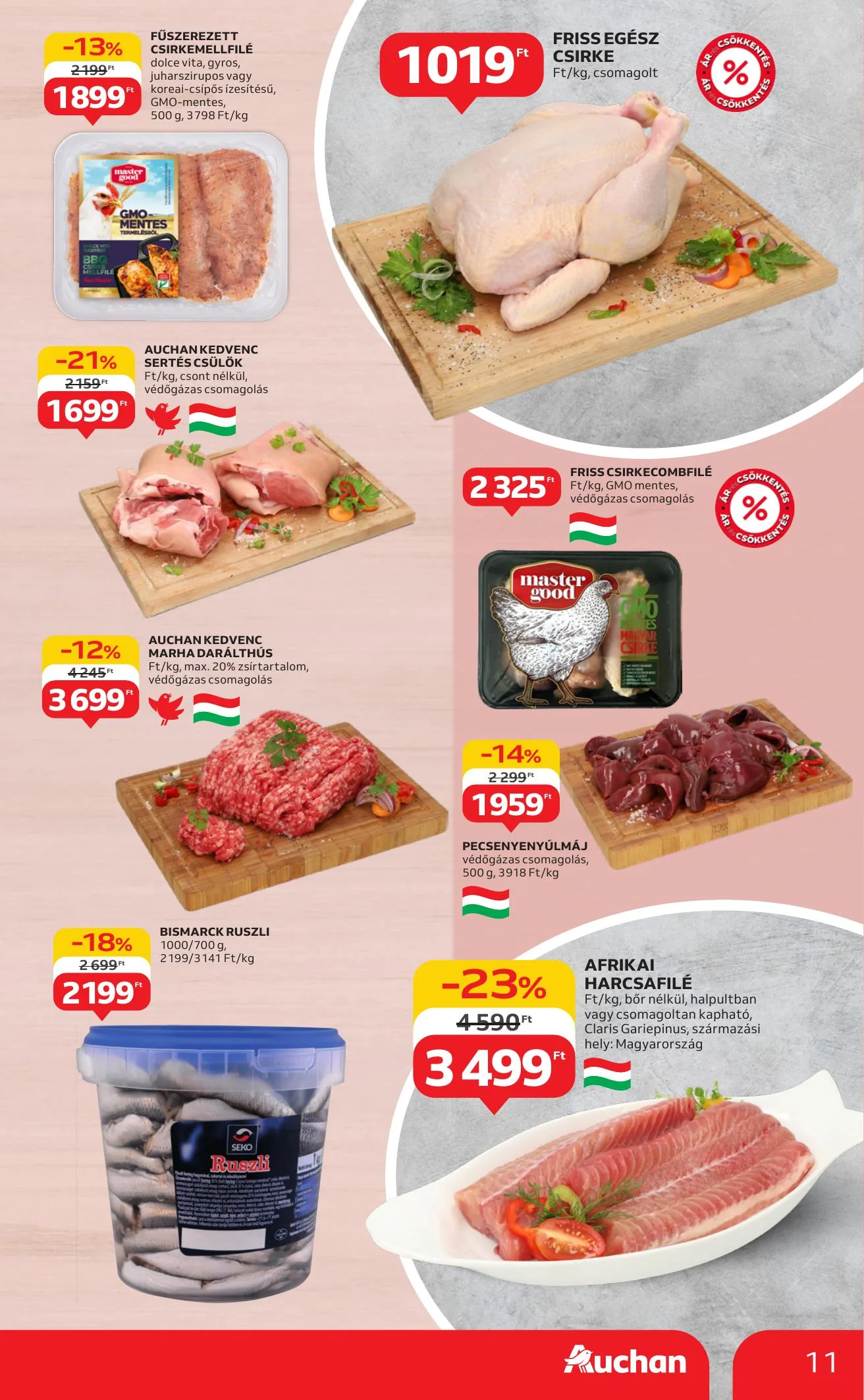 Auchan akciós újság Hipermarket 08.07–08.13 – 11. oldal