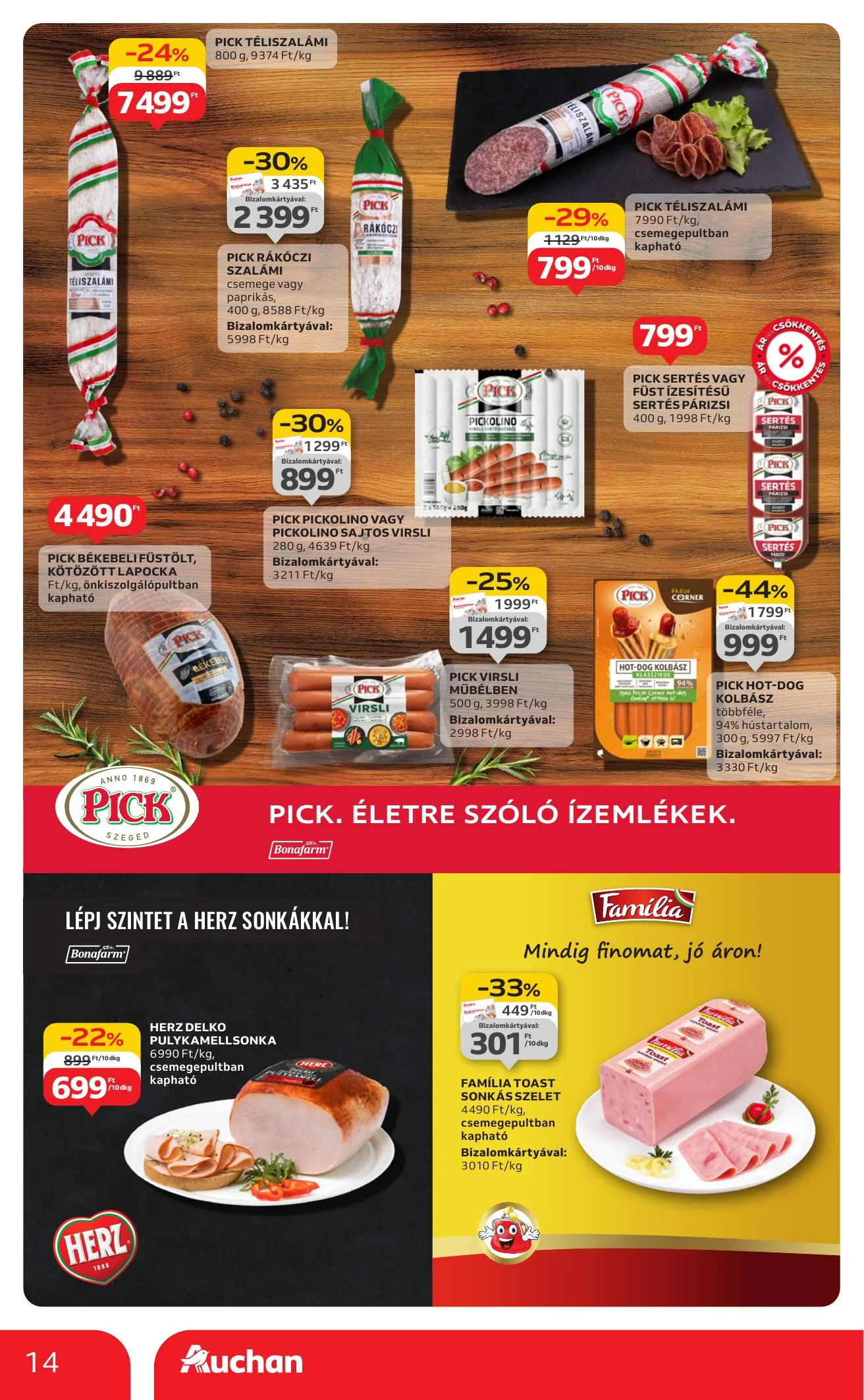 Auchan akciós újság Hipermarket 08.07–08.13 – 14. oldal